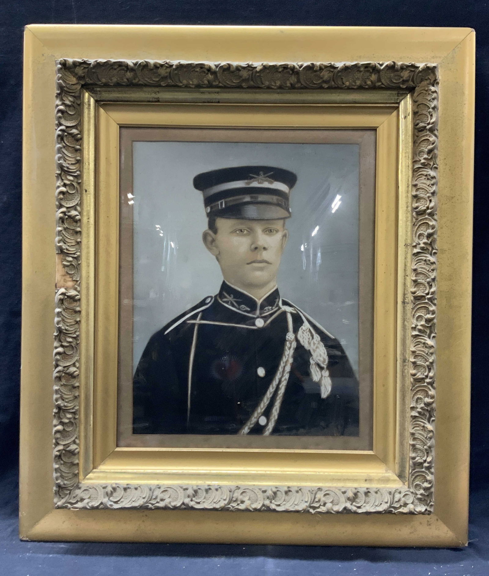 Antq U.S. Military Portrait In Pastel (1 of 11)