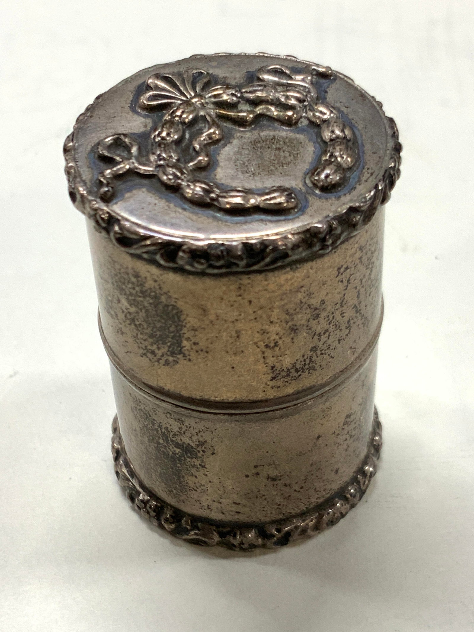 Vtg Sterling Silver Pill Box Case (1 of 7)