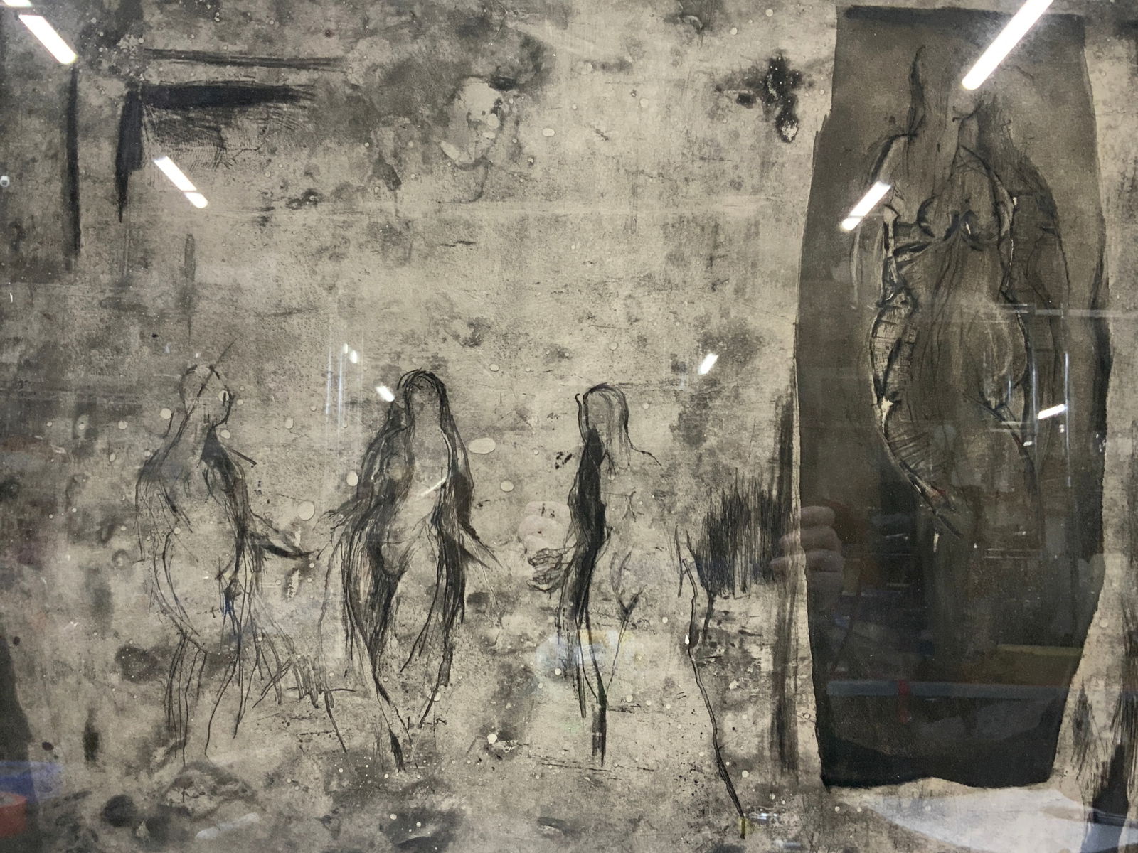 Karl Brandstatter Sgd Abstract Figural Engraving (1 of 10)