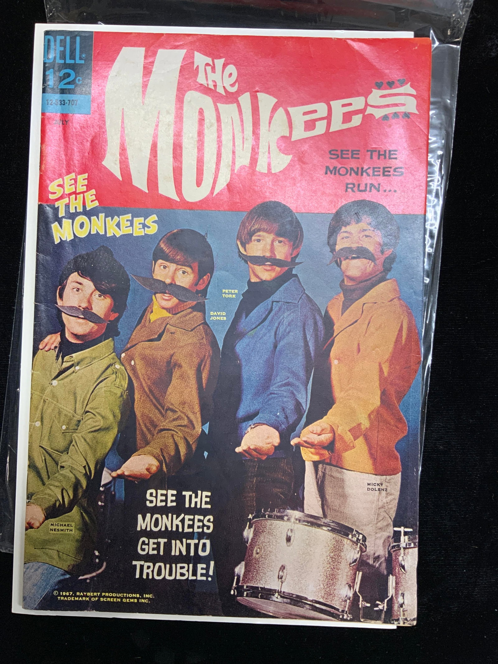Collectible THE MONKEYS July 1967 Comic Book (1 of 7)