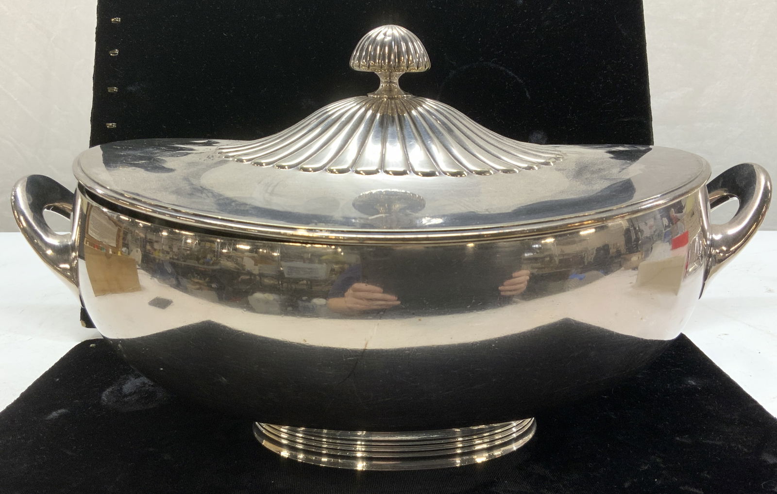 GORHAM SILVER Soldered Lidded Serverware , England (1 of 8)