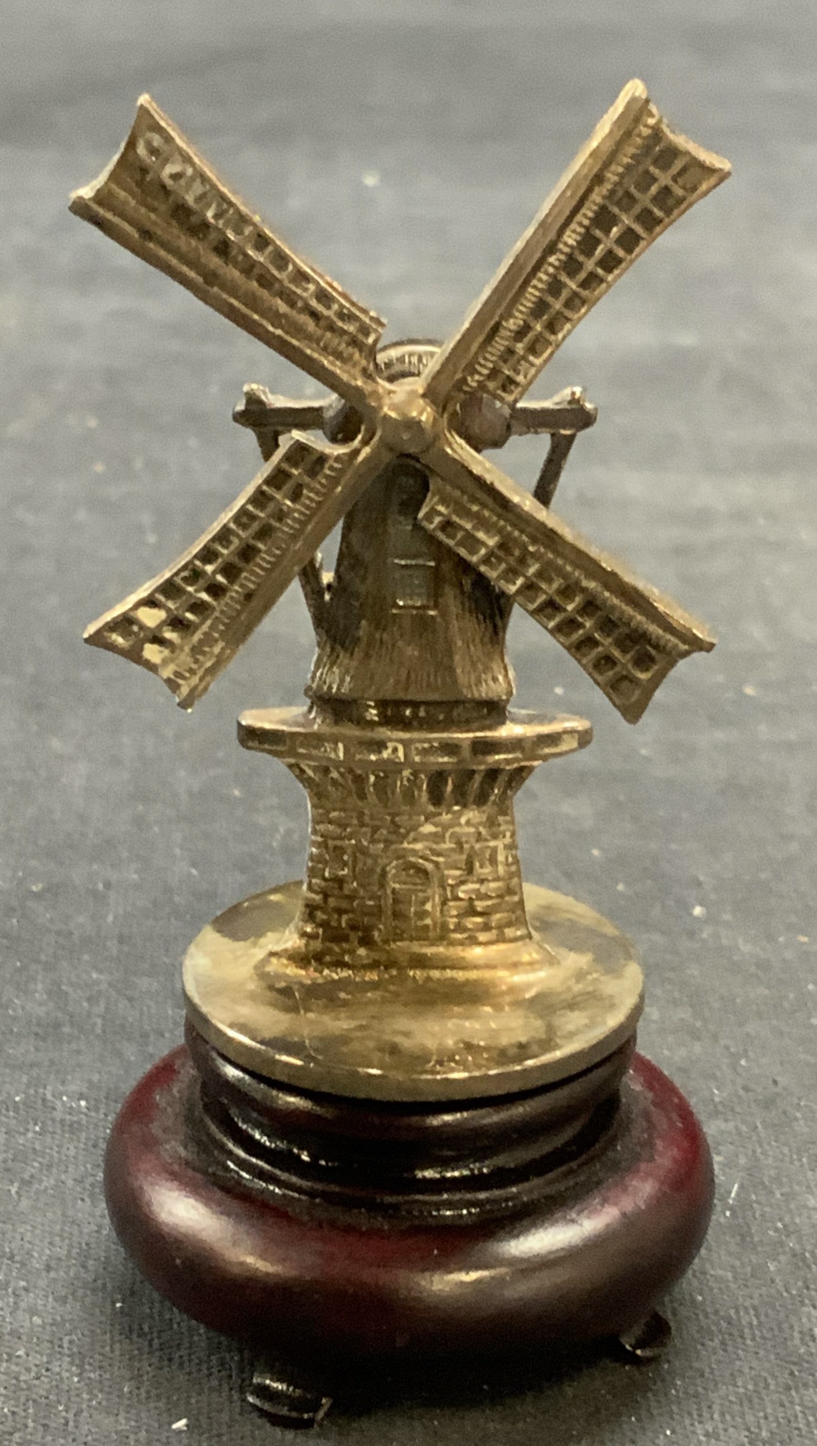 Hallmarked Silver Plated Windmill Figural & Stand (1 of 6)