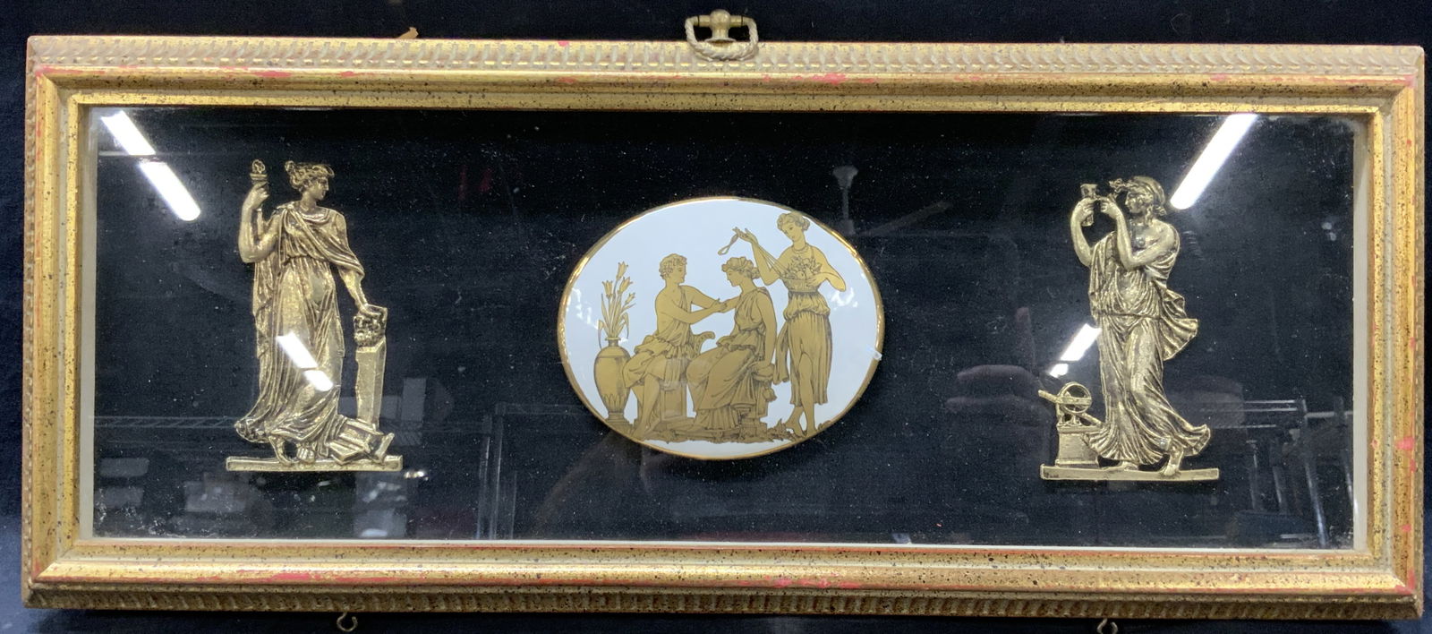 Grand Tour Style Italian Gilt On Shell Assemblage (1 of 9)