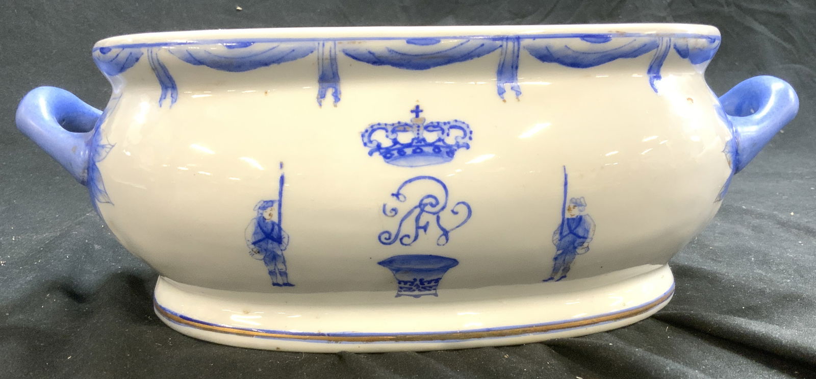 19th Century Signed Asian Porcelain Planter (1 of 8)