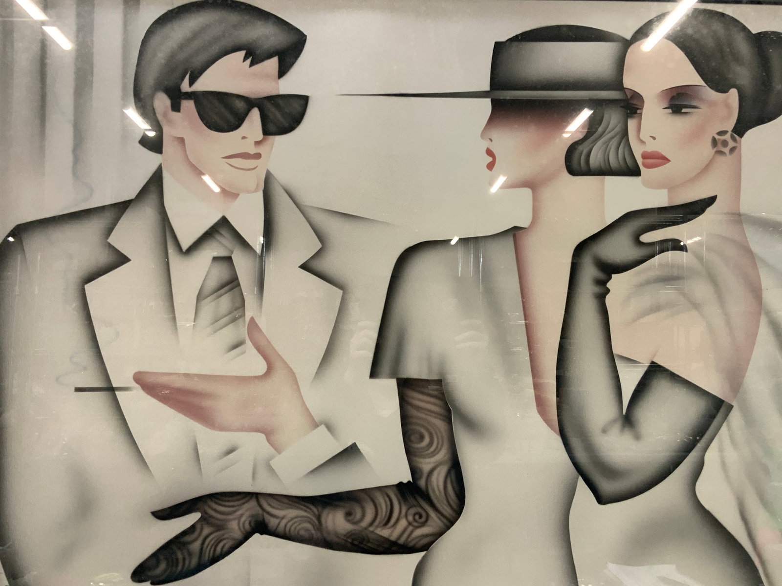 1985 Erik Freyman Sgd Airbrush Art, Intermission (1 of 12)