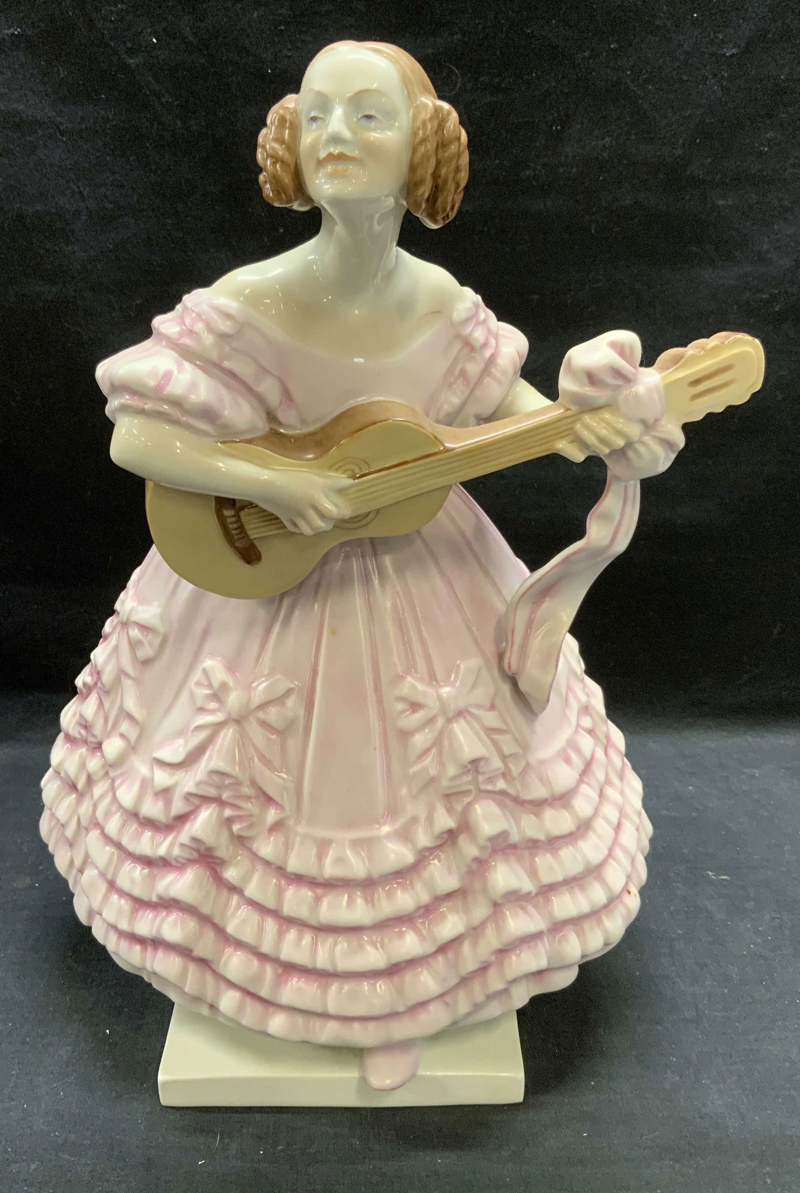 XL Herend Porcelain Deryne Musician Figural (1 of 7)