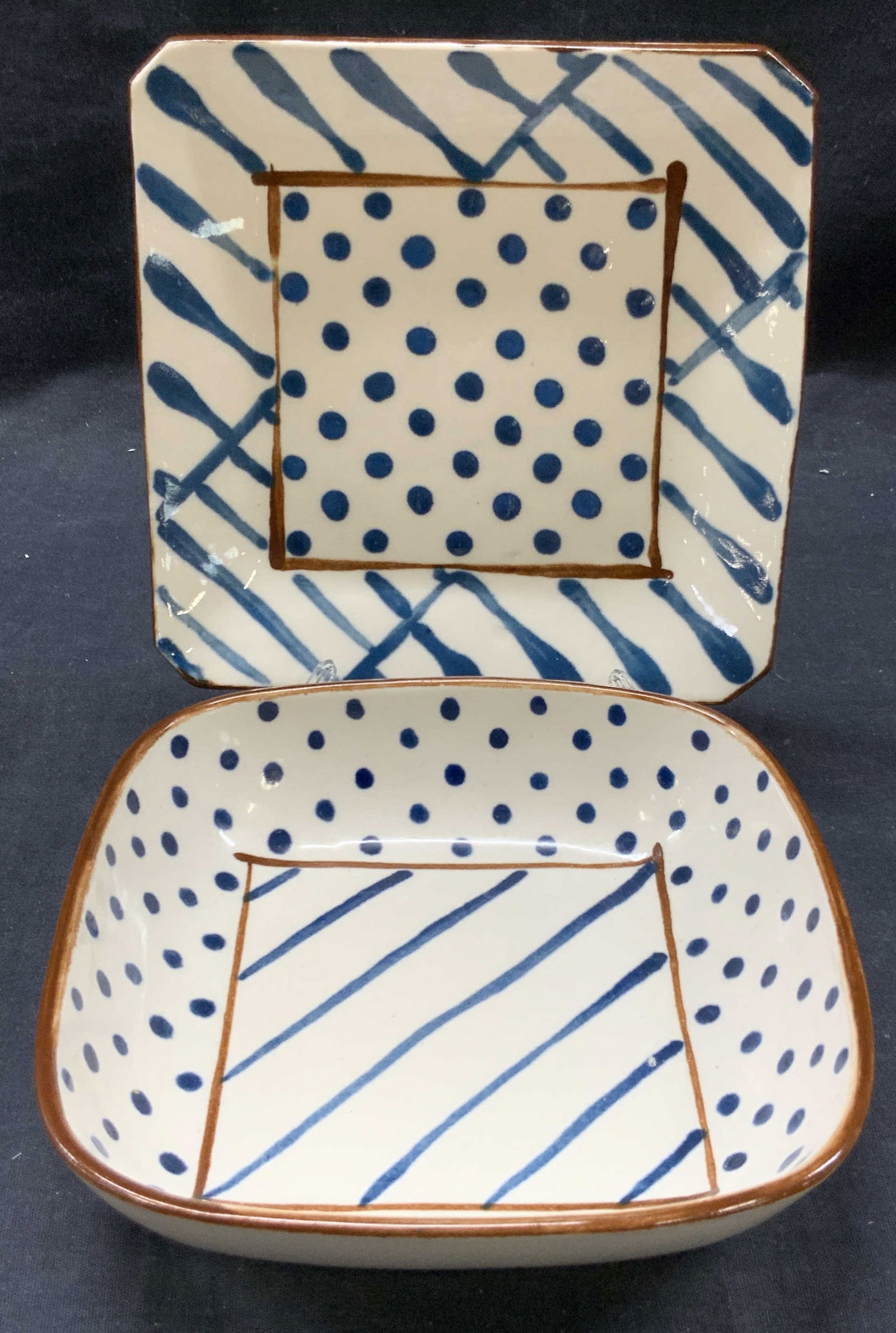 2 Tiffany & Co Hand Painted Ceramic Dishes (1 of 6)
