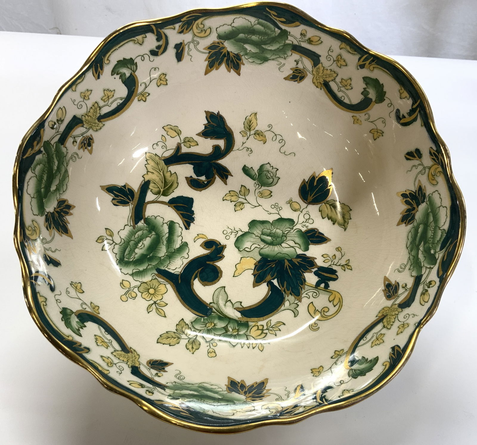 MASONS Hand Painted Ironstone Bowl, England (1 of 6)