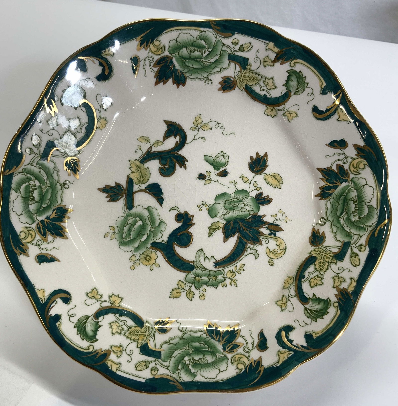 MASONS Hand Painted Ironstone Footed Dish (1 of 7)