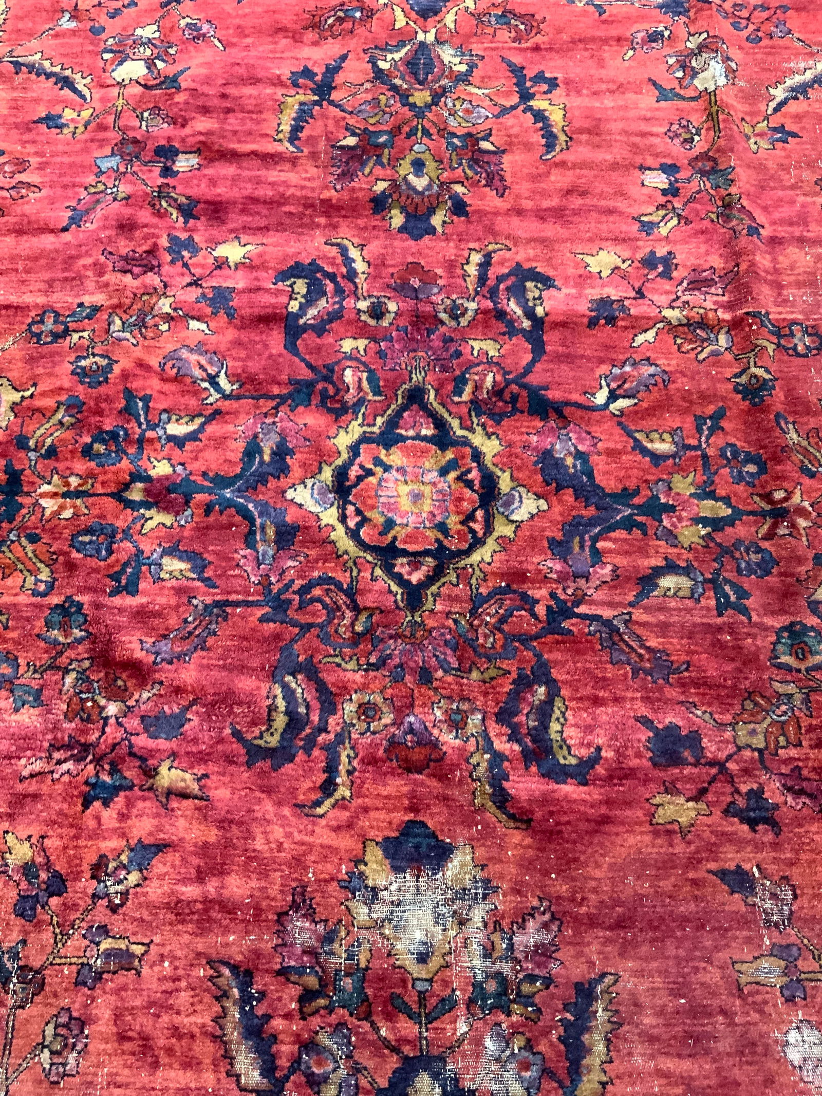 Antique Handmade Persian Oversized Wool Rug (1 of 10)