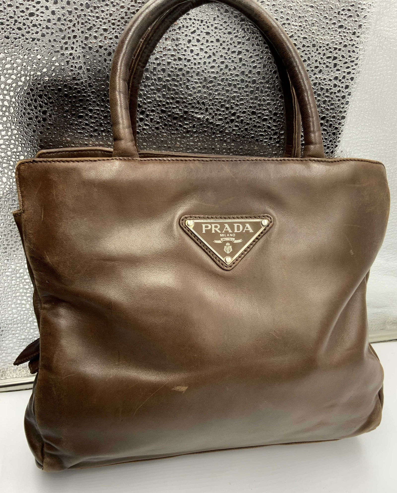 Prada Milano Multi Pocket Leather Handbag, Italy (1 of 10)