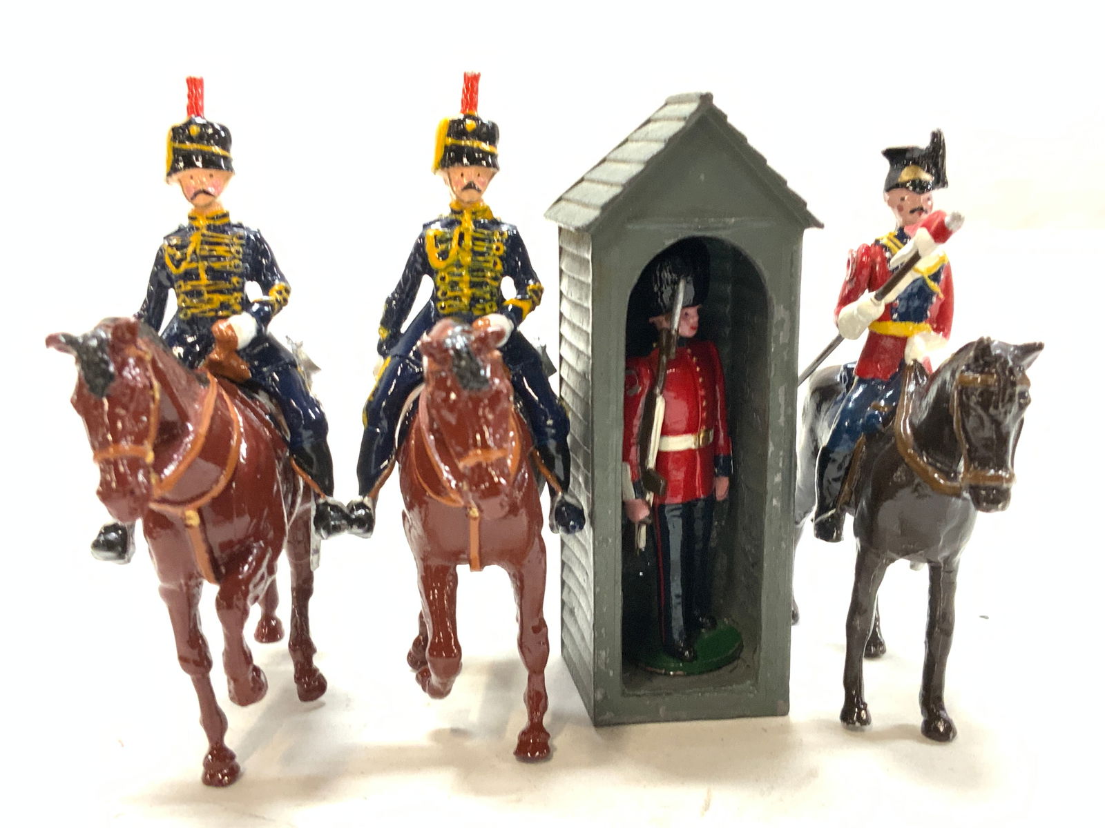 British Painted Metal Figural Soldiers 5 (1 of 7)