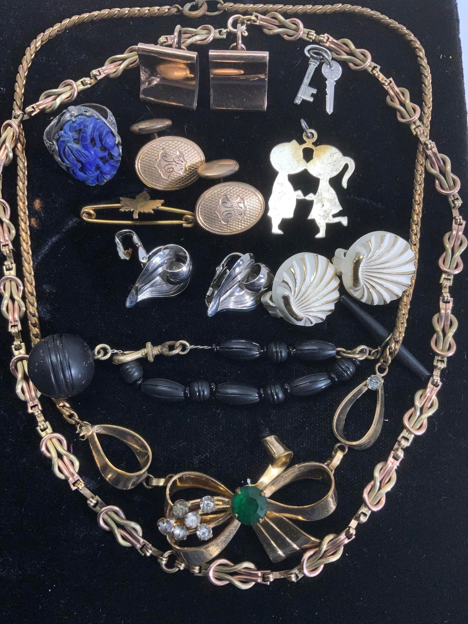 Antq & Vtg Sterling & 14k Gold Jewelry, Napier, 15 (1 of 16)