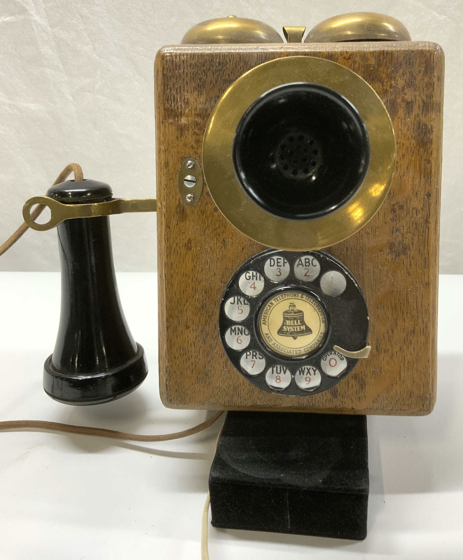 1930s American Bell System Wood Box Phone, USA (1 of 11)