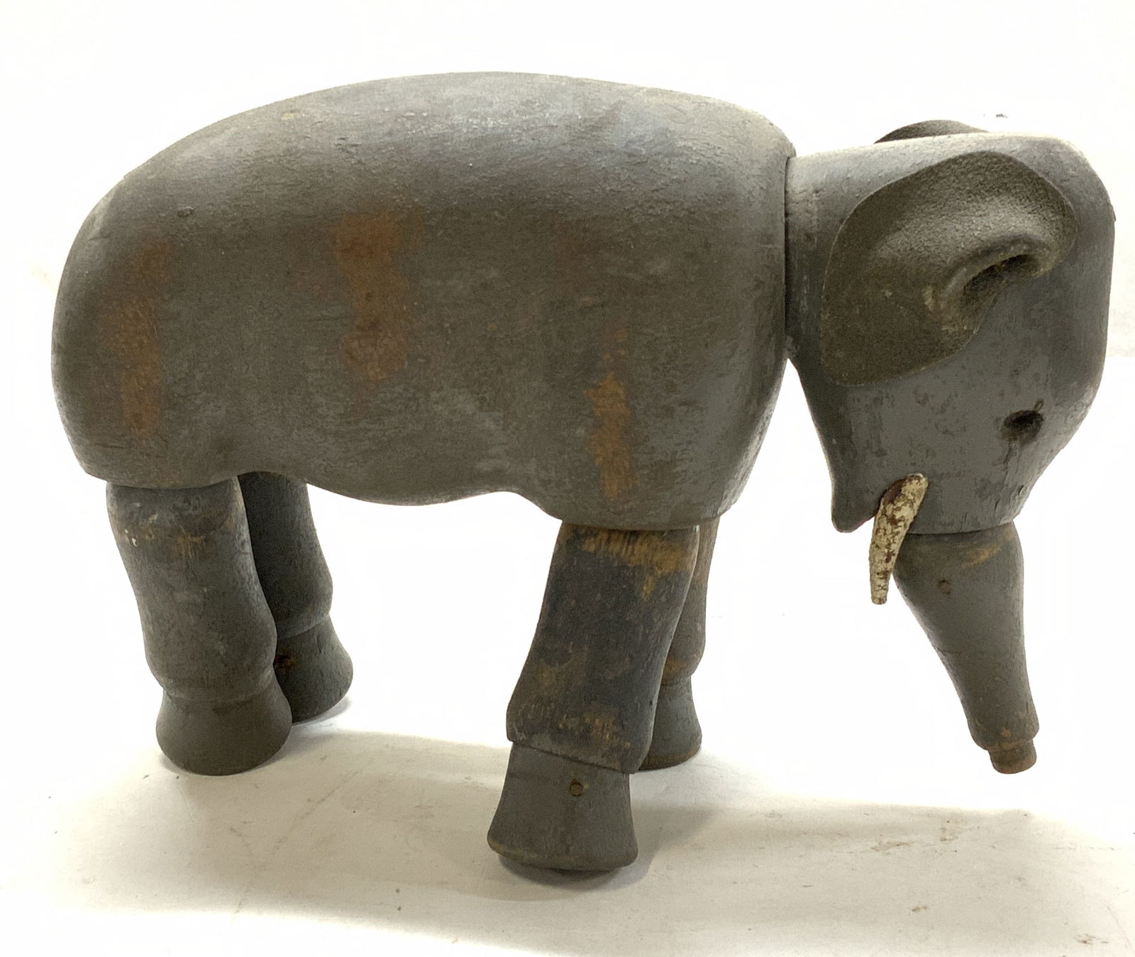 Antq Hand crafted Articulated Wood Elephant Toy (1 of 11)