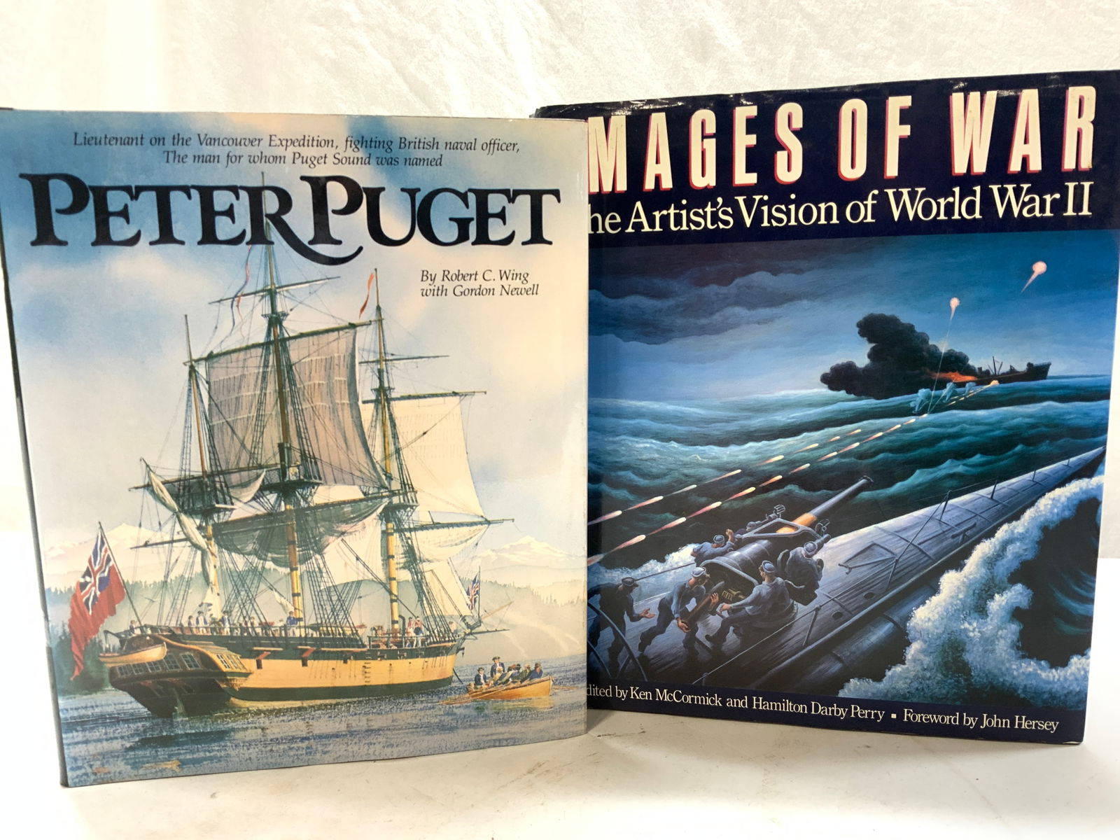 2 Illustrated Coffee Table Bks WWII, Puget Sound, Sgn (1 of 17)