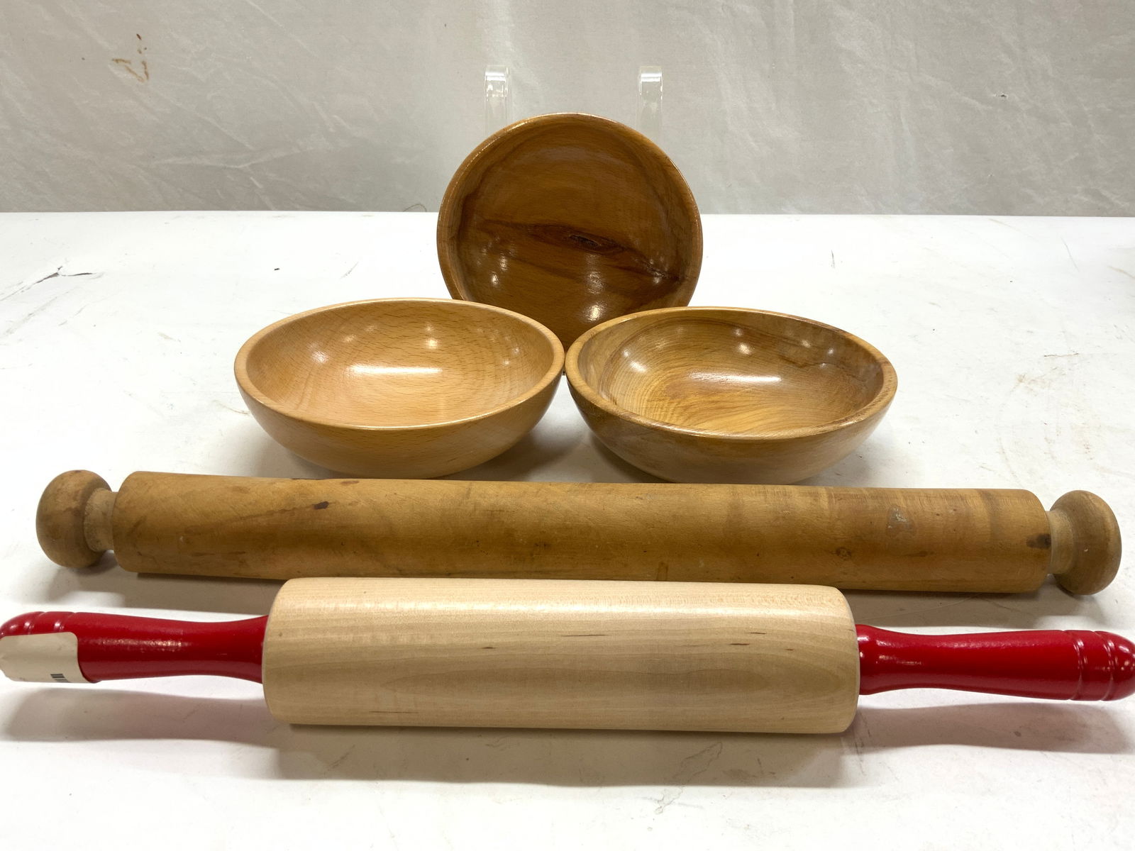 Fletchers Rolling Pin, New, Wooden Salad Bowl, 5 (1 of 6)