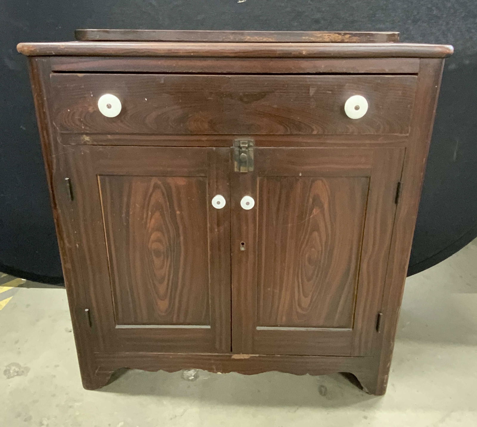 Vintage Washstand Cupboard W/ Drawer (1 of 11)
