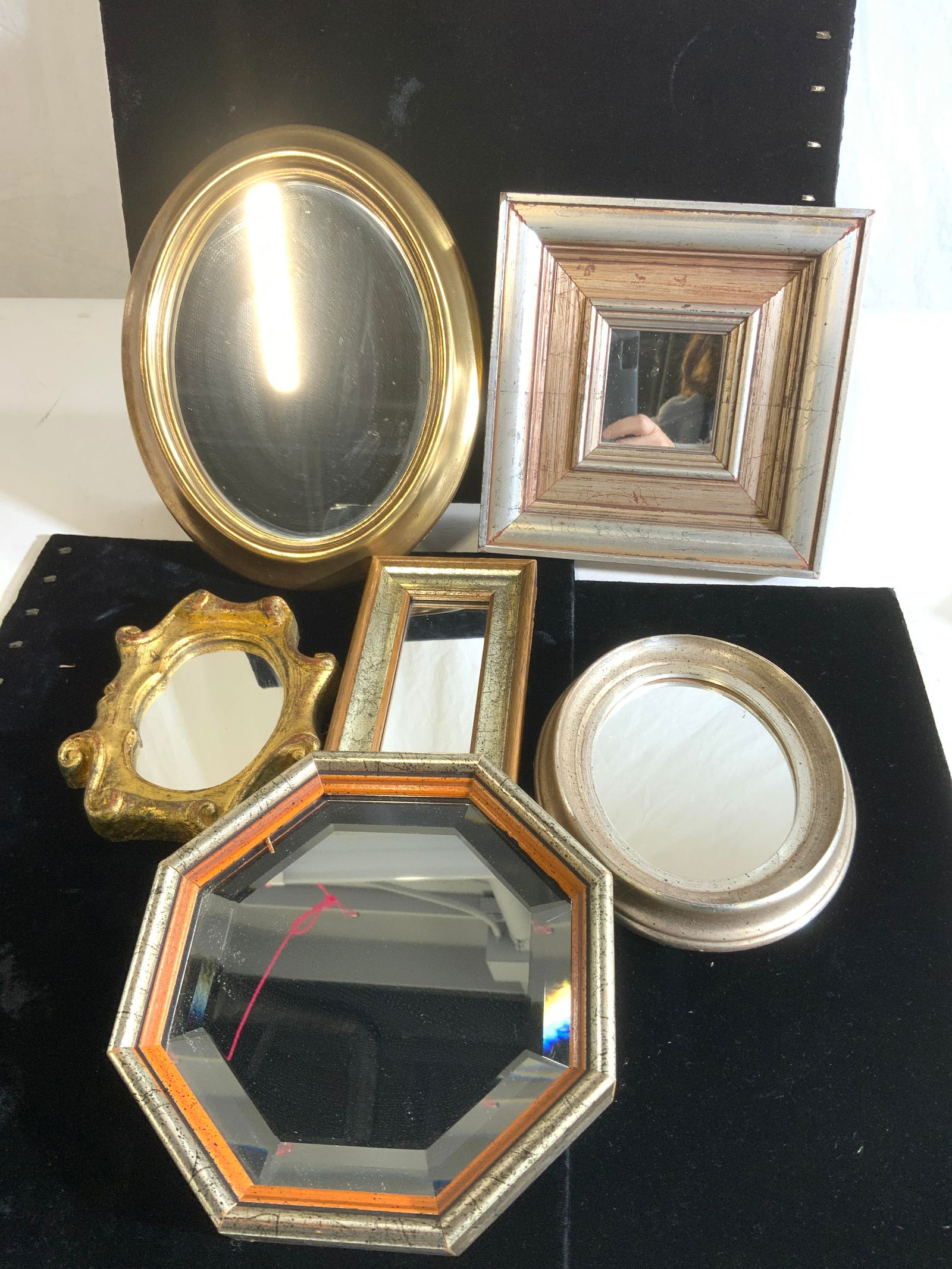 6 Gilt Wood Mirrors, Ethan Allen/Florence Italy (1 of 13)