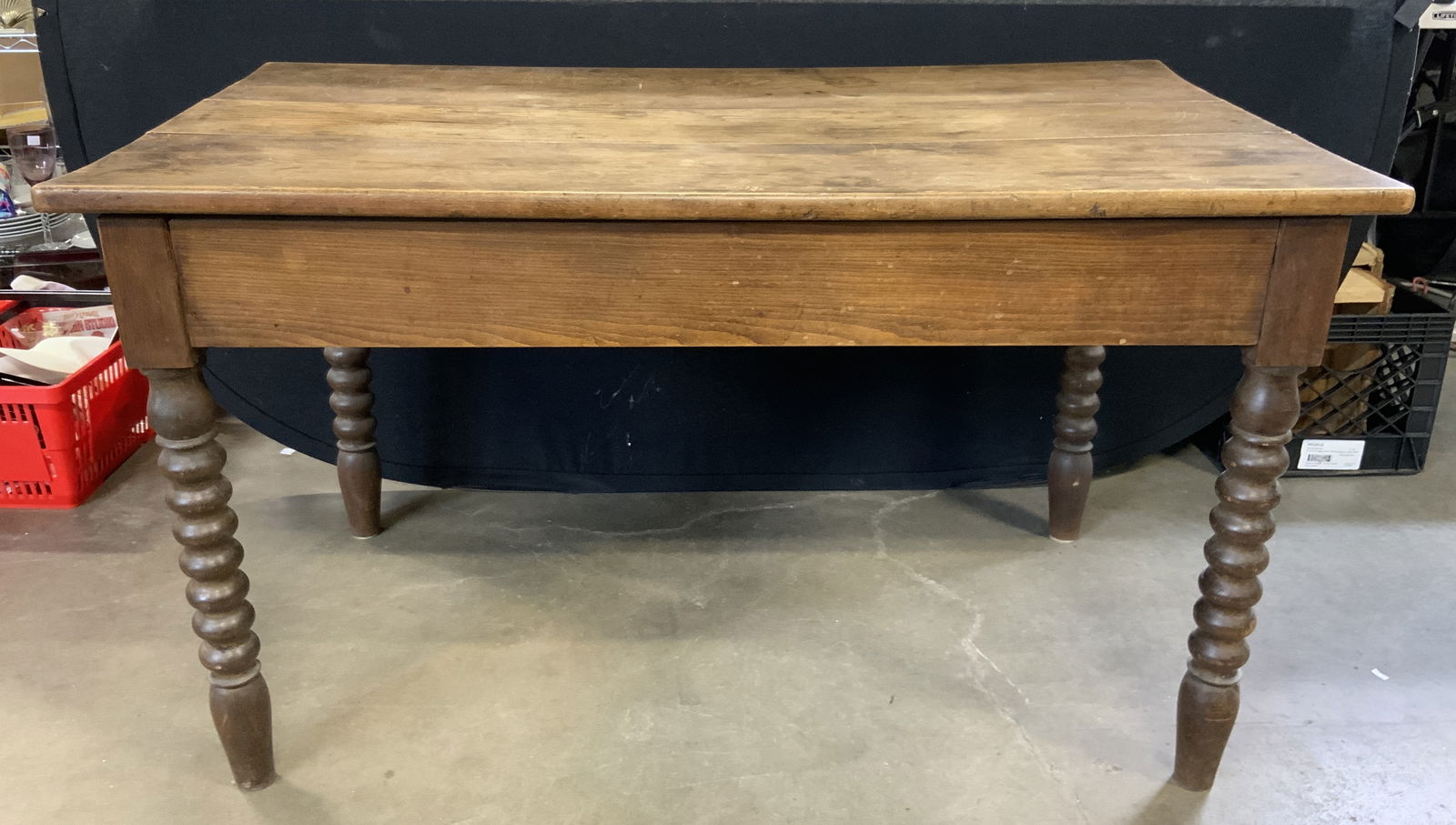 Vintage Carved Wood Dining Table (1 of 9)