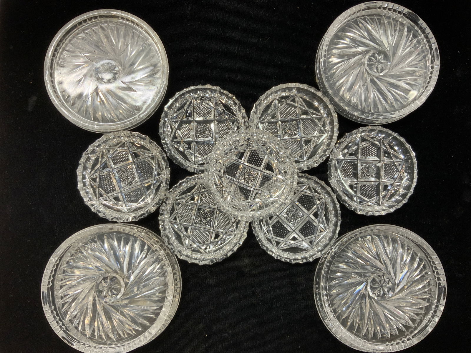 Hand Cut Glass and Crystal Coasters , more 15 (1 of 6)