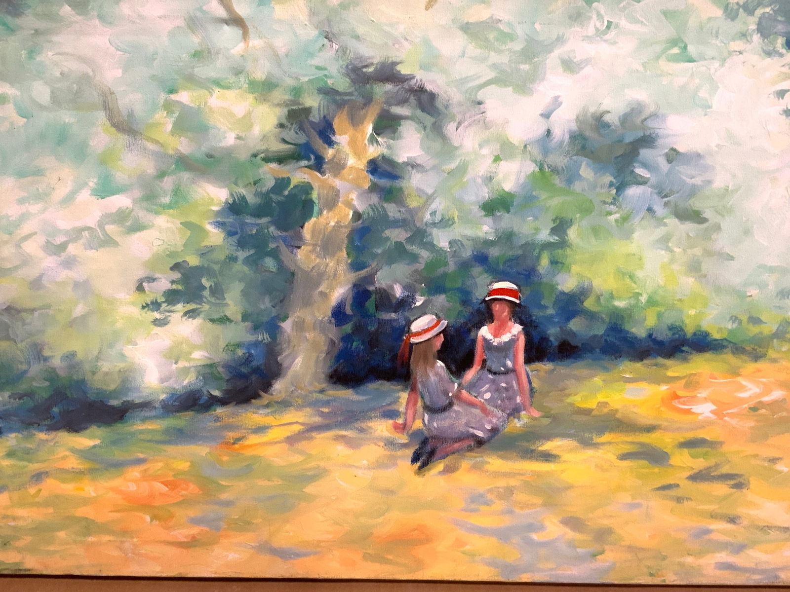Girls In The Forest Oil Painting 3ft (1 of 6)