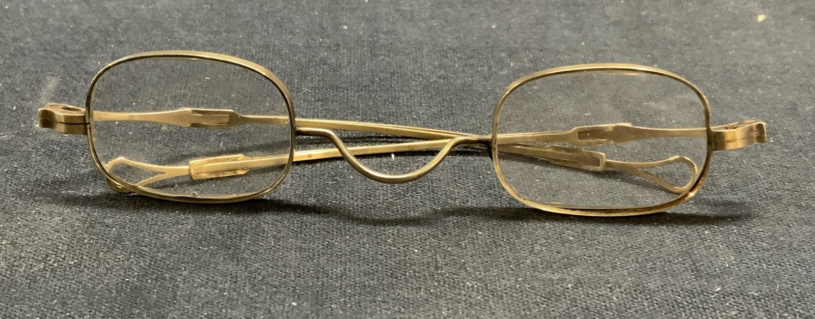 Vintage Gold Tone Eyeglasses: Vintage gold tone eyeglasses with extendable arms. Prescription lenses. Measure approx. 4 x 5 inches. Eyeglasses, vintage eyeglasses, gold tone eyeglasses, ladies eyeglasses, mens eyeglasses, ladies a