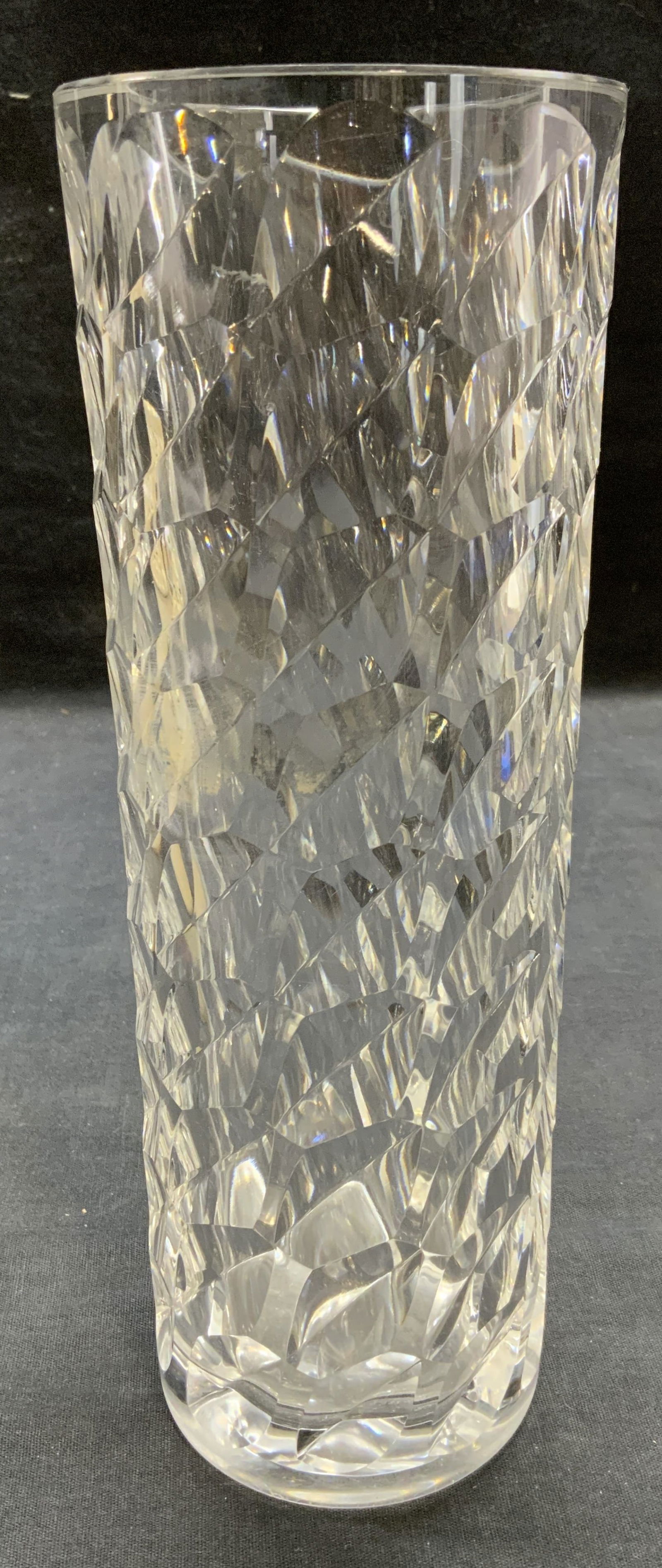 Vintage Orrefors Cut Crystal Vase (1 of 7)