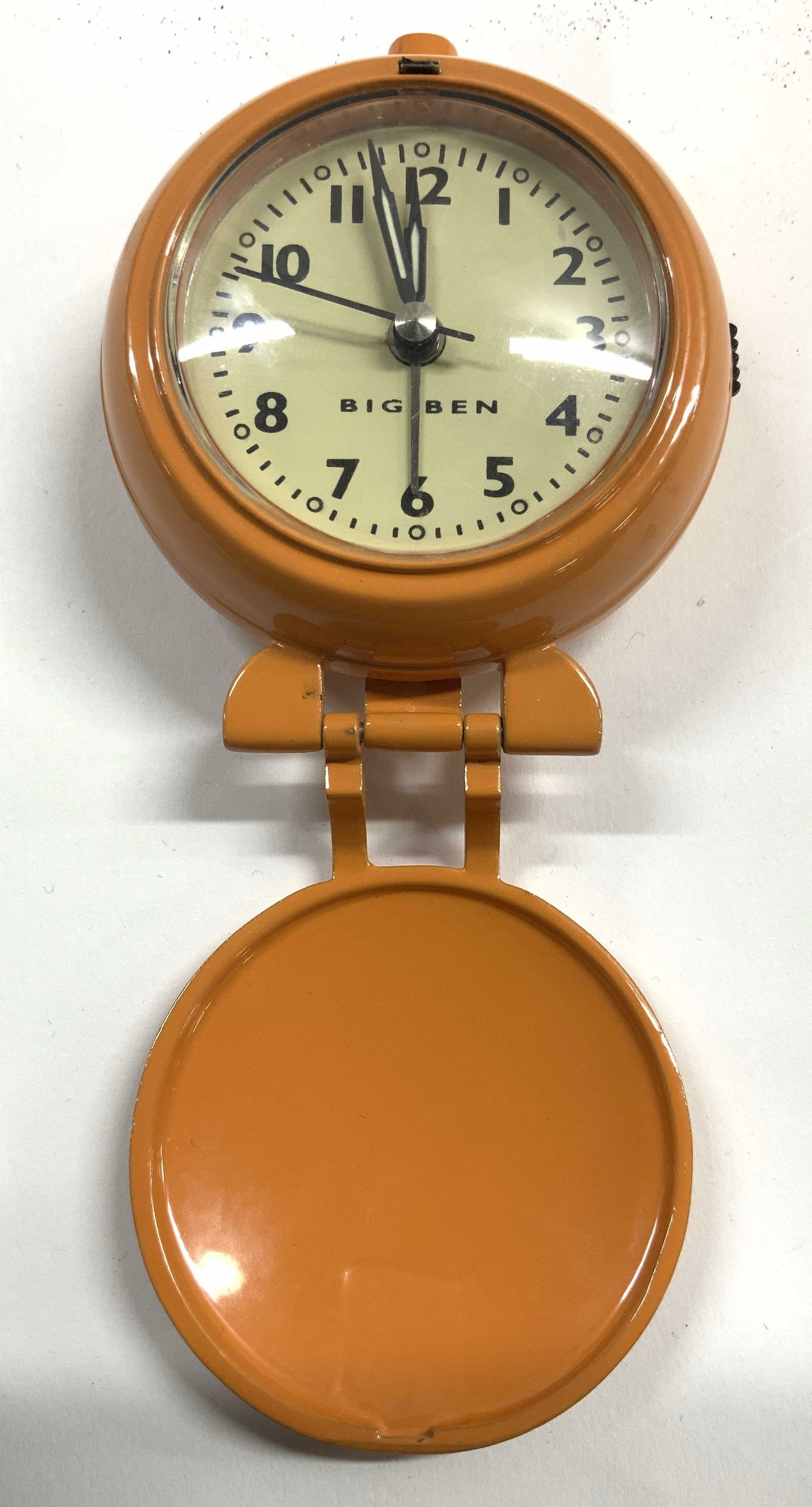 WESTCLOX BIG BEN Vntg Alarm Clock Orange (1 of 6)