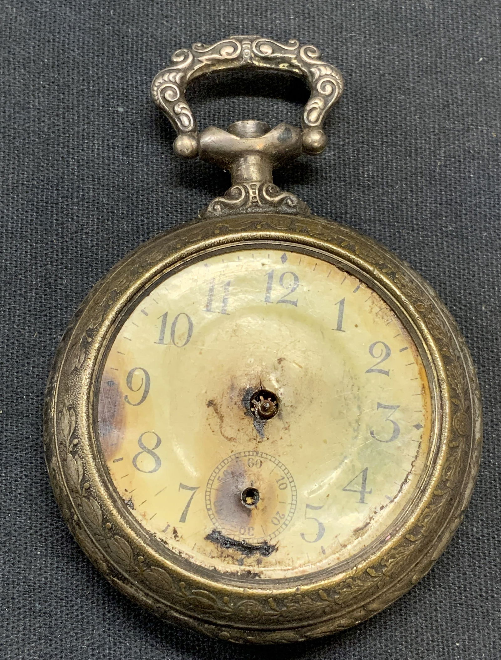 Vintage Silver Plated Horse Pocket Watch (1 of 6)
