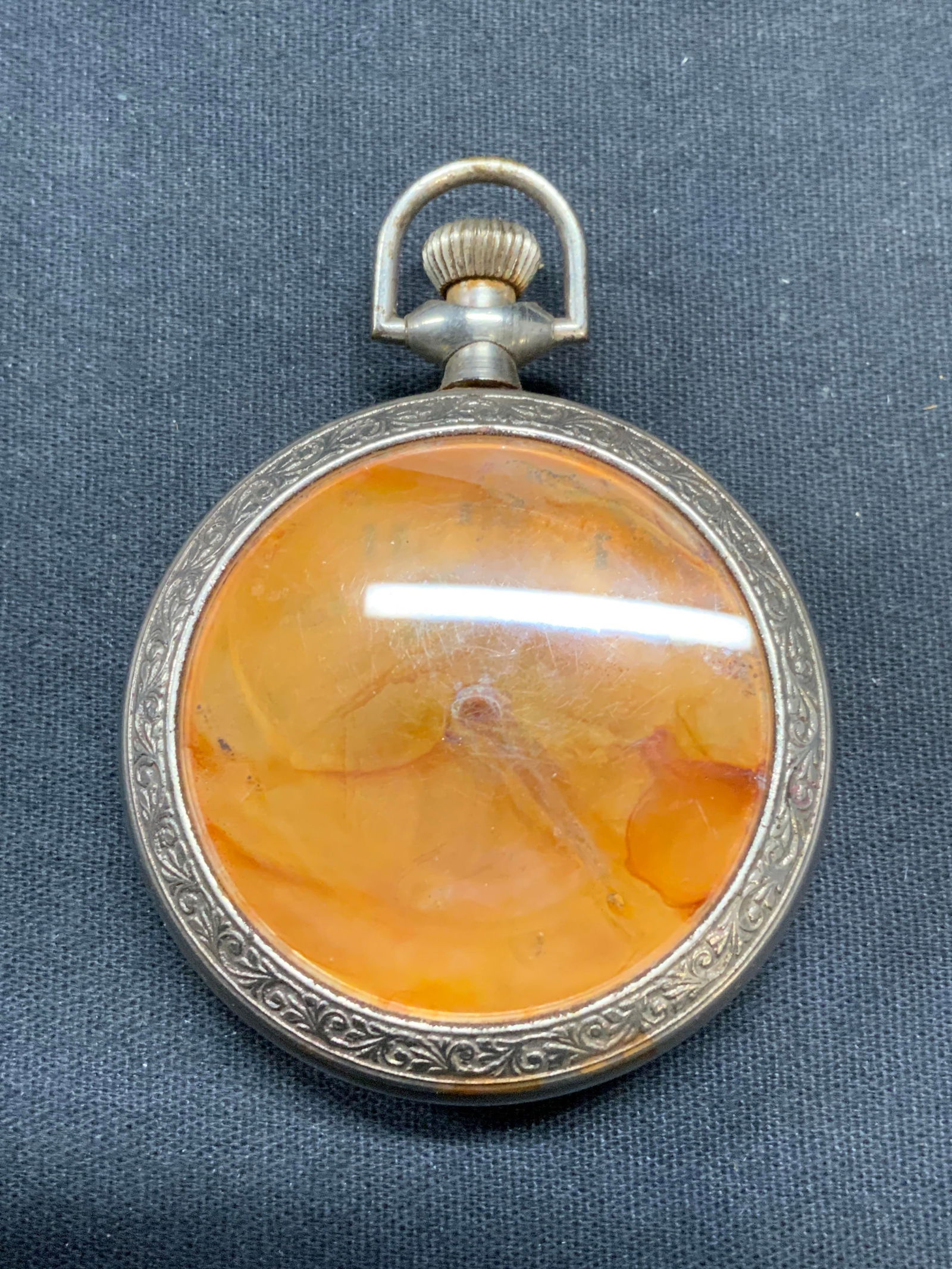 Vintage Silver Tone Pocket Watch (1 of 6)