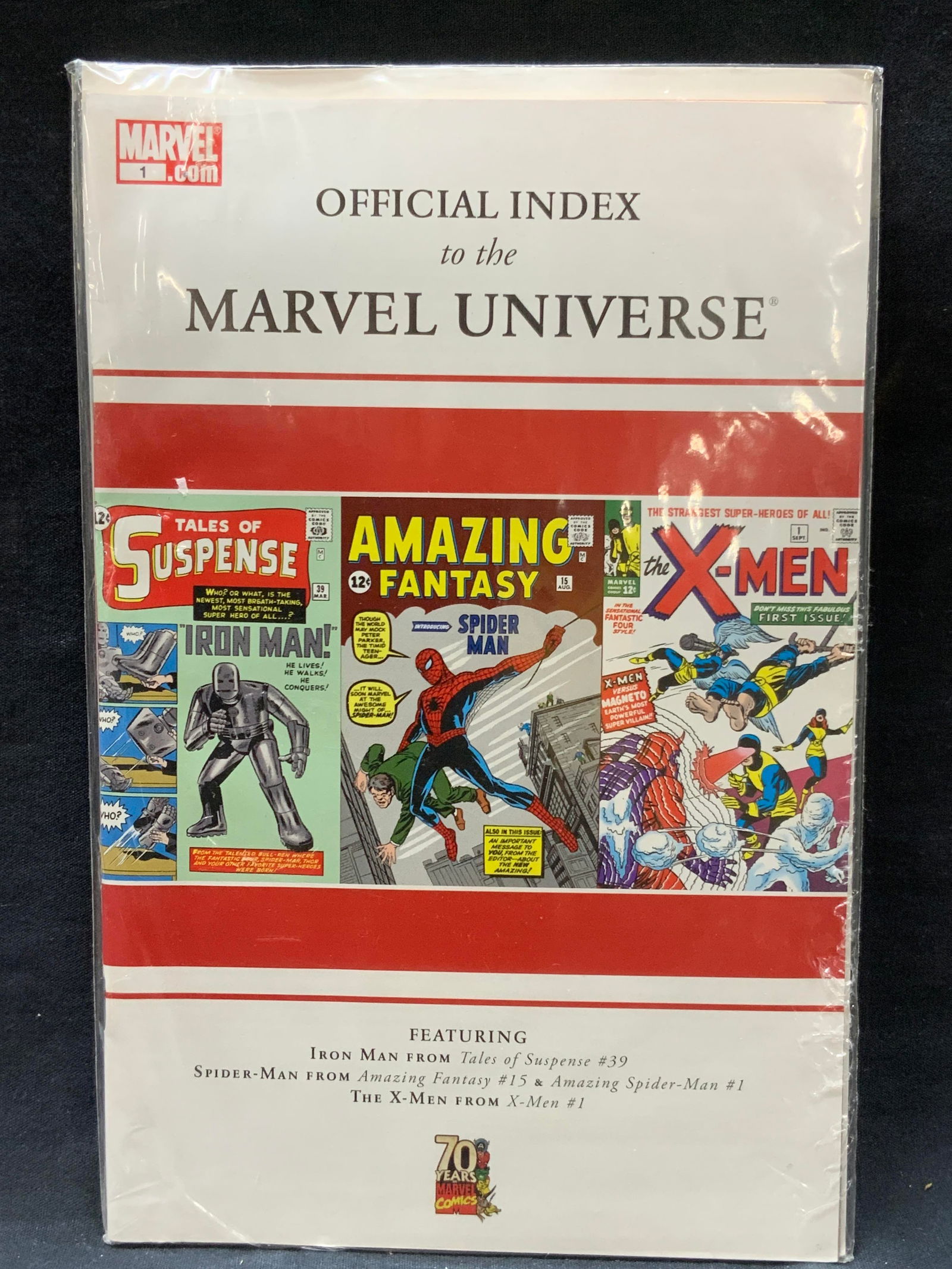 Sealed Official Index To The Marvel Universe Comic (1 of 7)