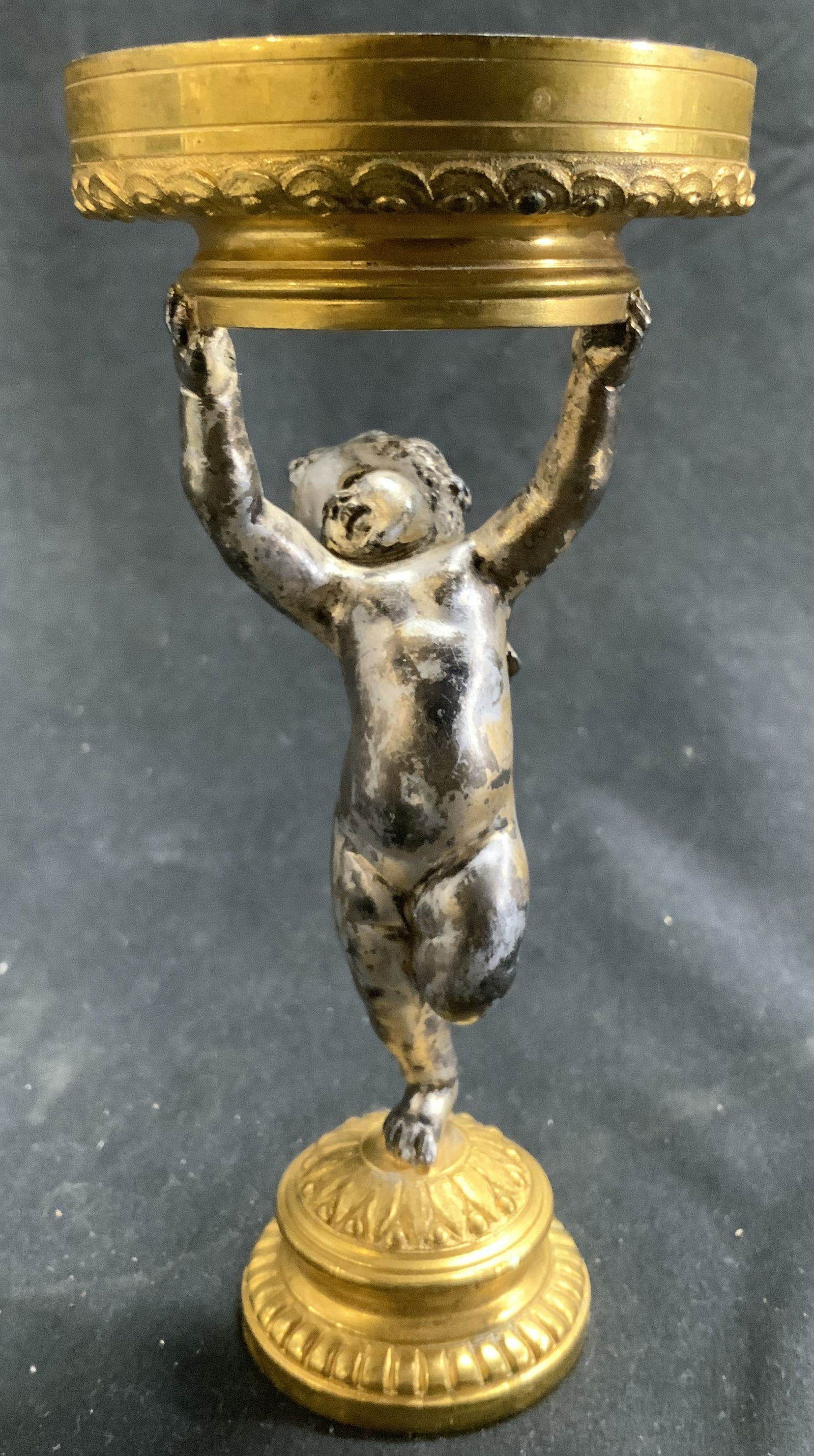 Gilt Metal Cherub Figure Decorative Object (1 of 8)