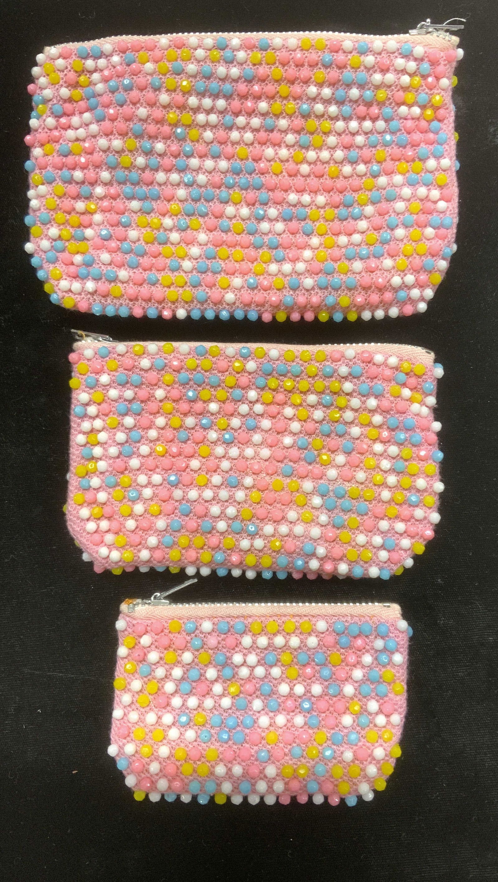 Set 3 Beaded Fashion Change Purses, new (1 of 6)