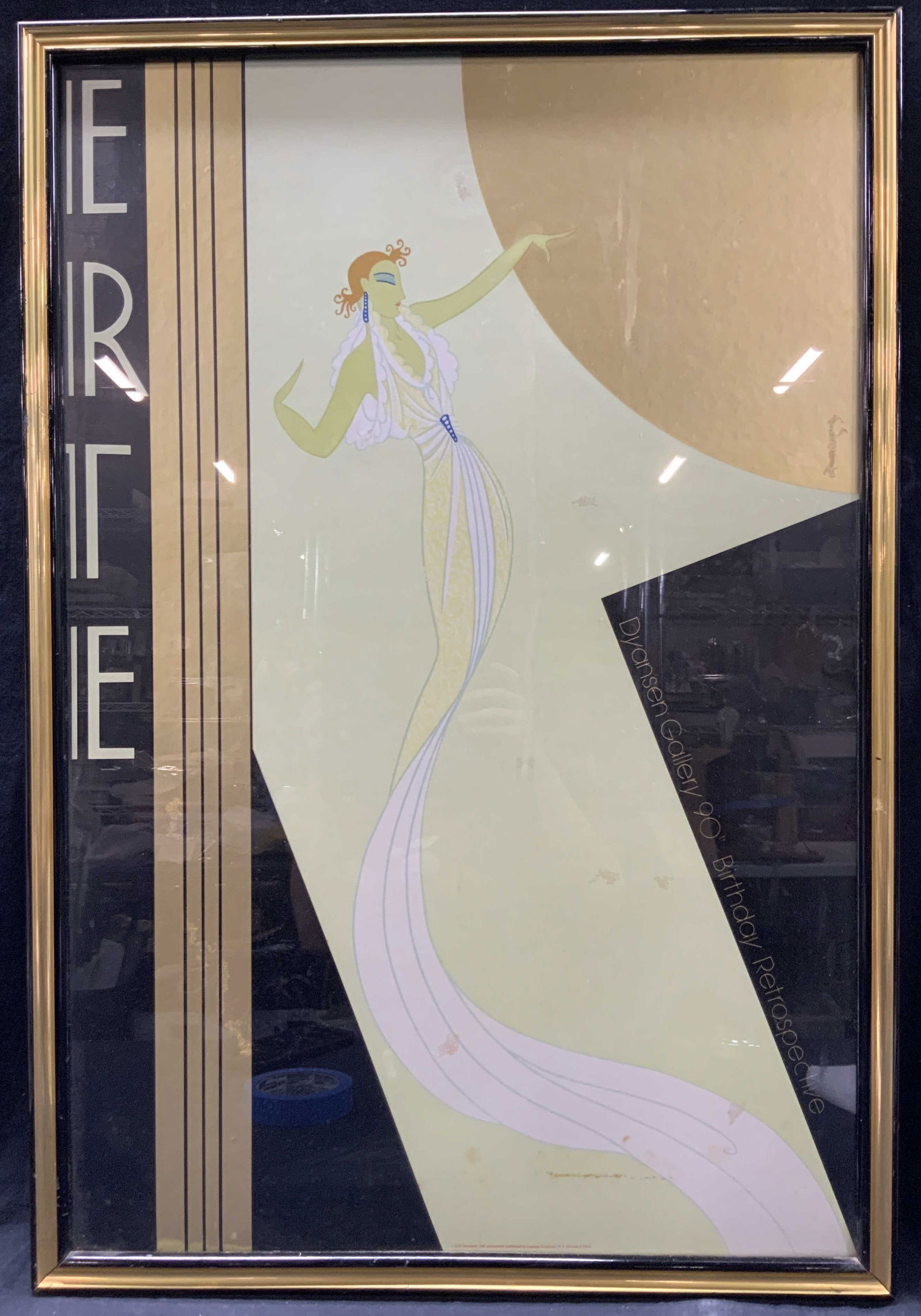 Erte Dyansen Gallery Lithograph Advert, 1982 (1 of 9)