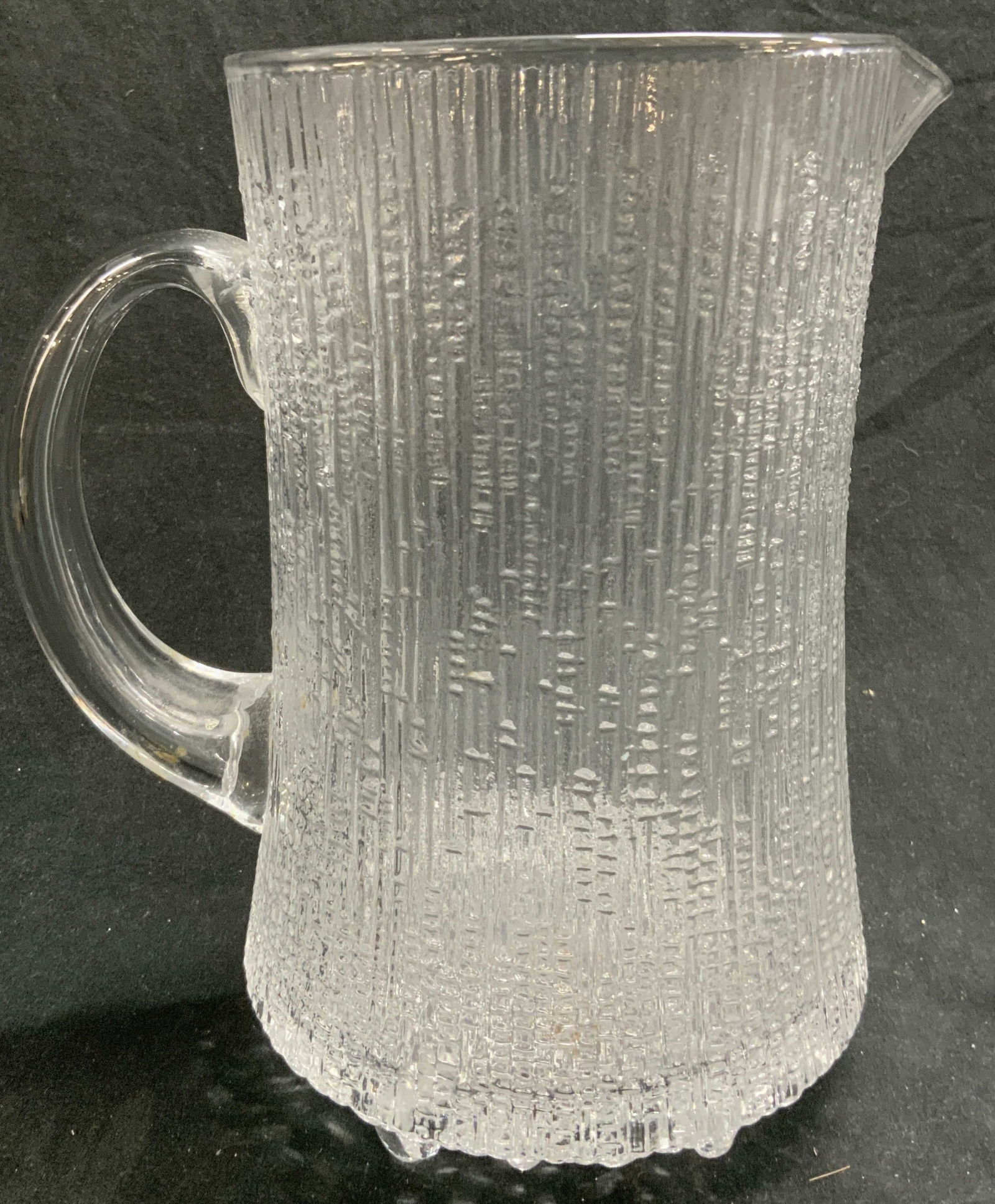 TAPIO WIRKKALA LITTALA ULTIMA Vntg Glass Pitcher (1 of 7)