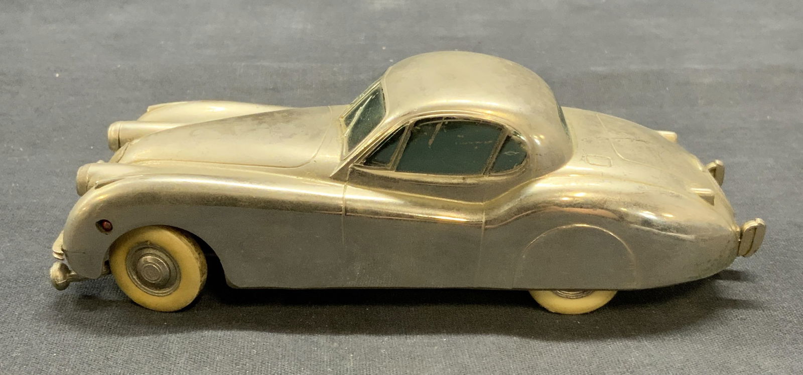Vtg Jaguar XK 120 Metal Car Model, Germany (1 of 7)