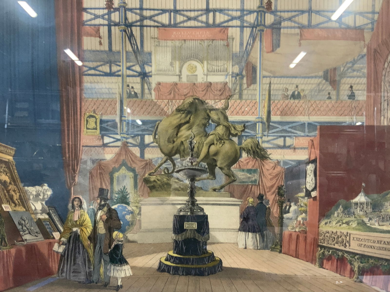 Zollverein Antq. Full Color Etching Lithograph (1 of 12)