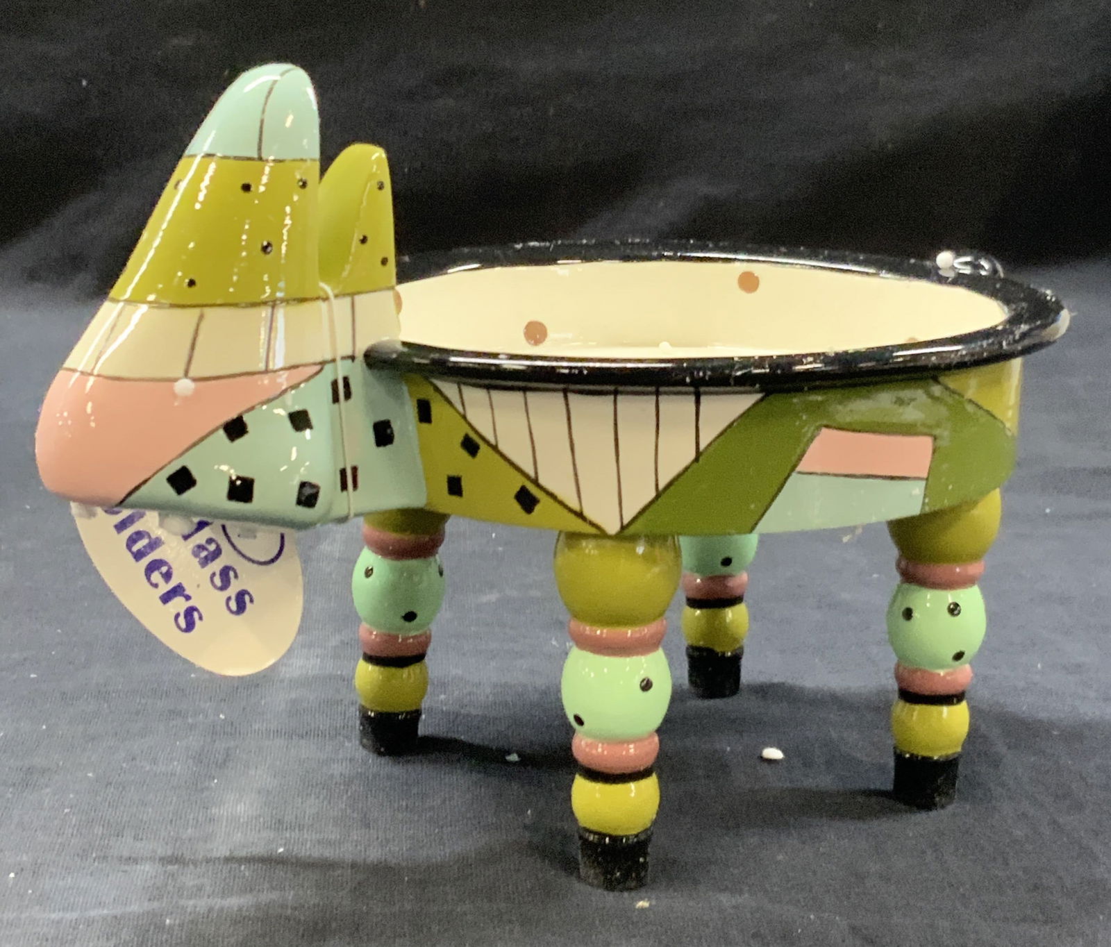 Picassos Nose Hand Painted Ceramic Glasses Holder (1 of 7)