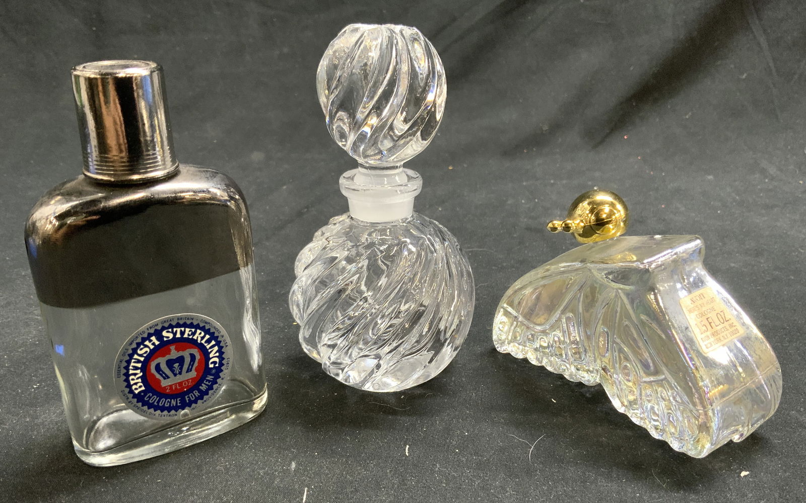 Lot 3 Vintage Glass Fragrance Bottles, Avon  more (1 of 6)