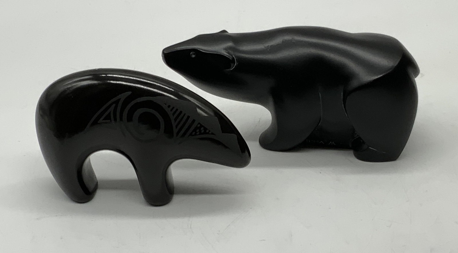 Lot 2 Carved Stone Bear Figurals, Boma+ (1 of 8)