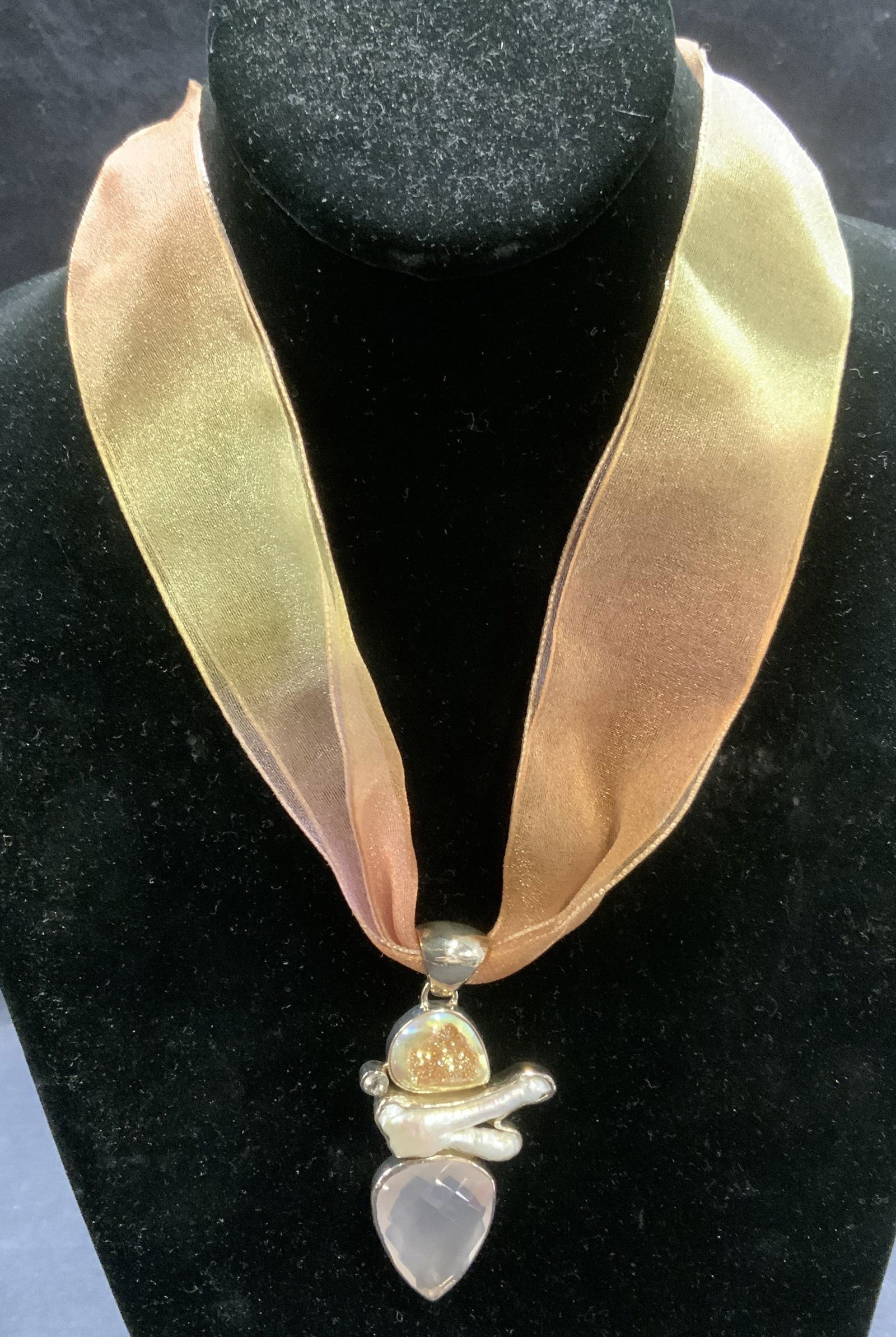 Starborn Sterling Silver Pearl & Gem Necklace (1 of 7)