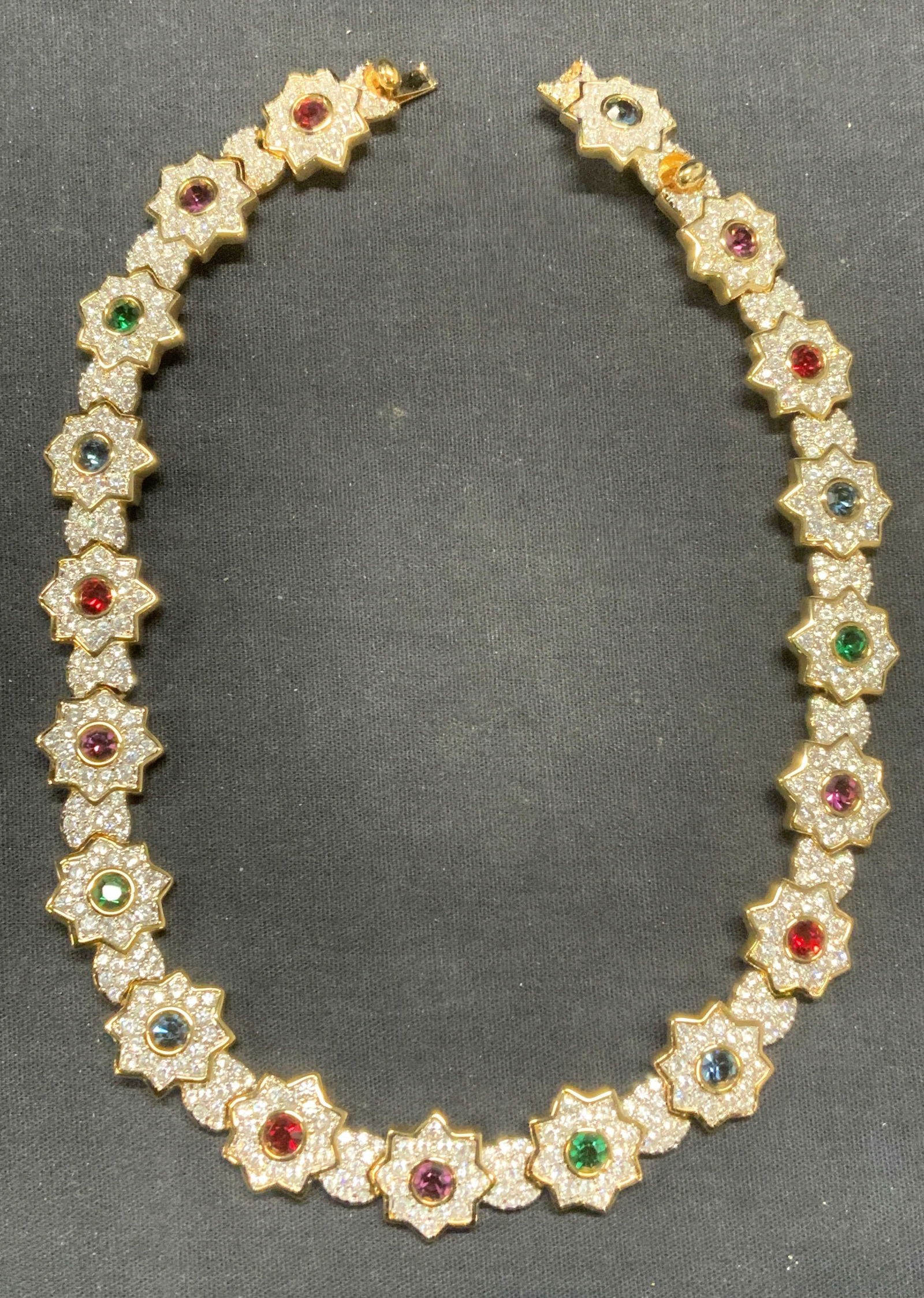 Swarovski Gold Plated Crystal Star Necklace (1 of 9)