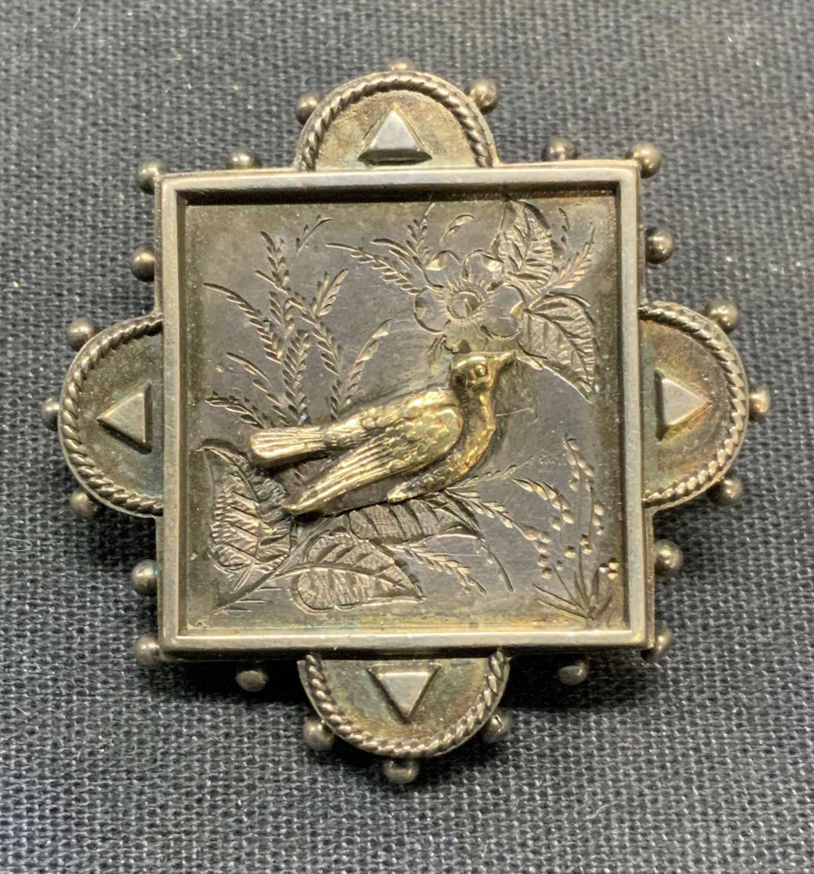 Vintage Sterling Silver Bird Brooch (1 of 6)