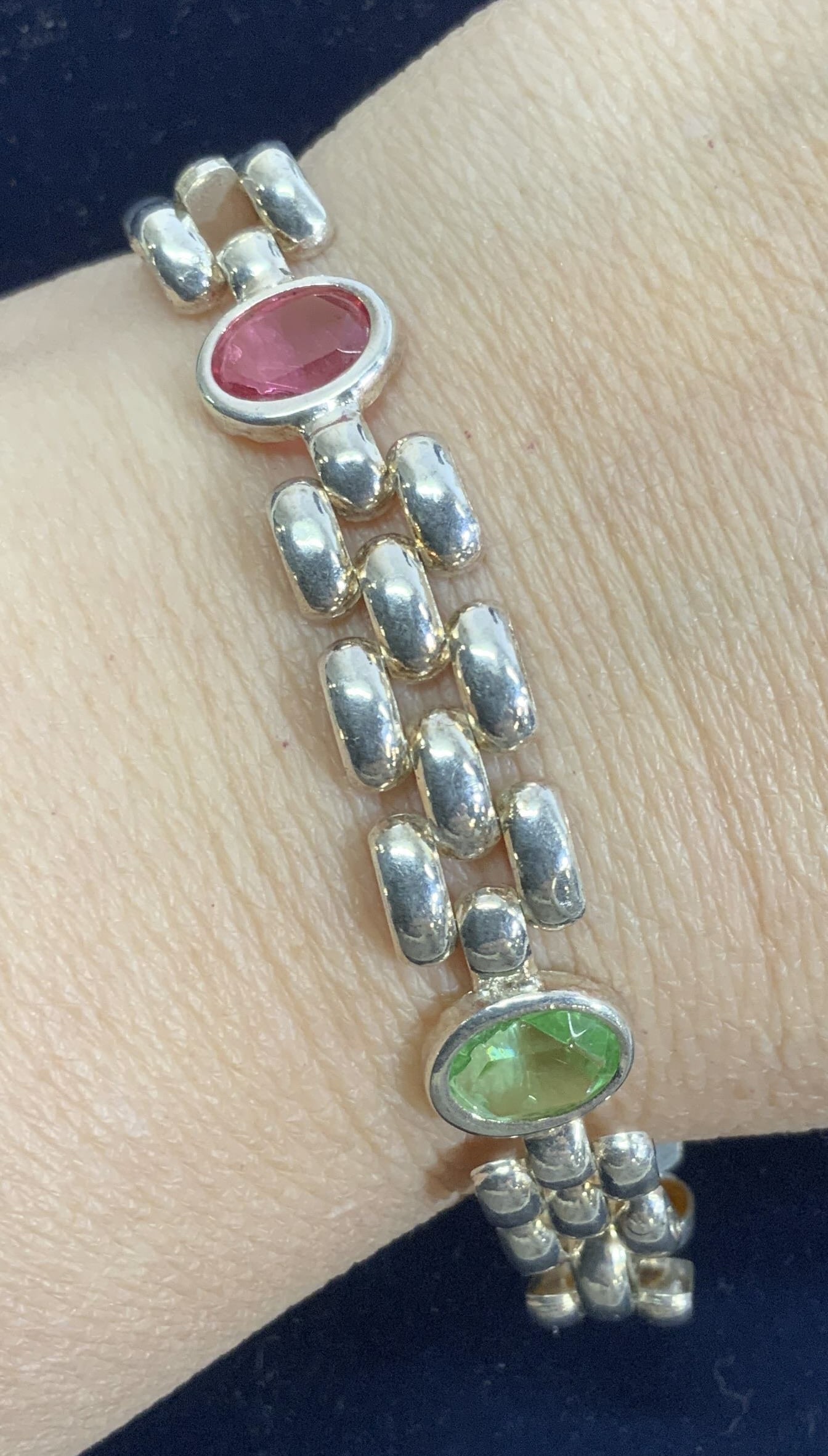 VIOR STERLING SILVER BRACELET, ITALY (1 of 6)