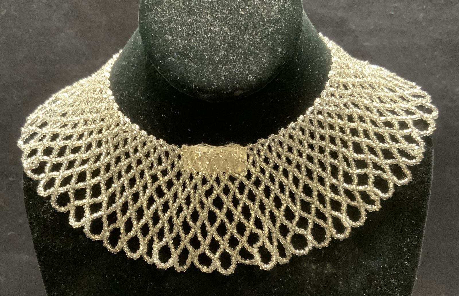 Vtg Baar & Beards Crystal Choker Necklace, Italy (1 of 8)