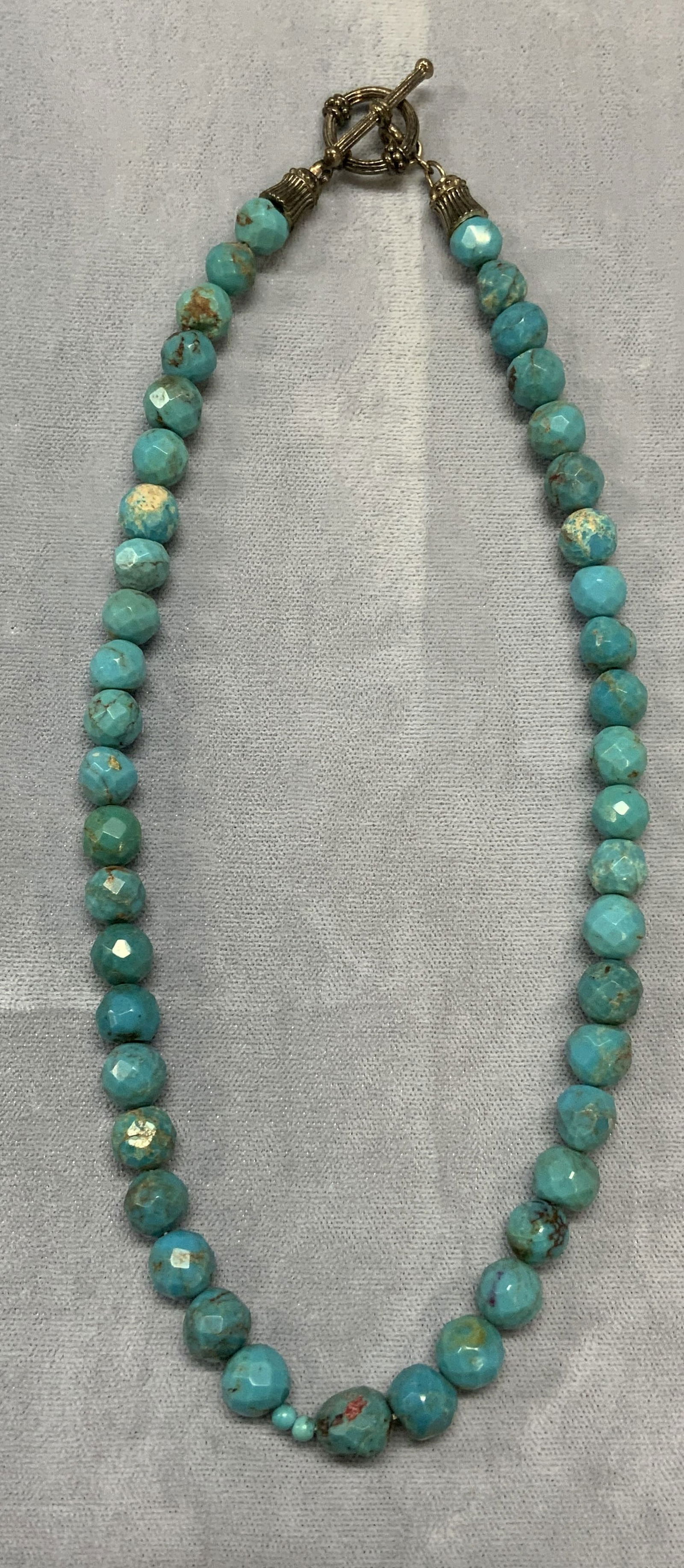 Vintage Turquoise Beaded Choker Necklace (1 of 7)