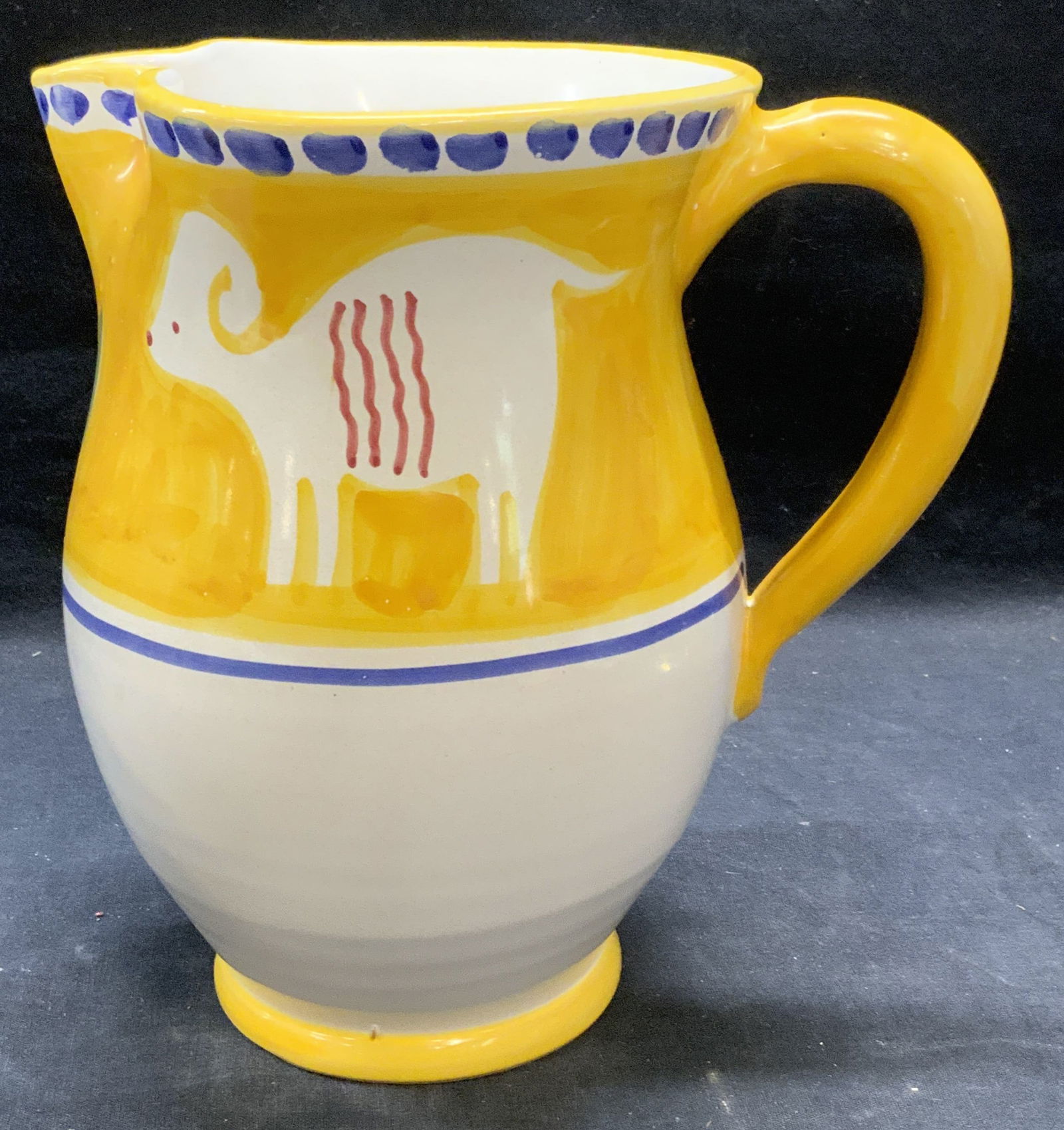 Solimene Style Ceramic Ram Pitcher, Italy (1 of 6)