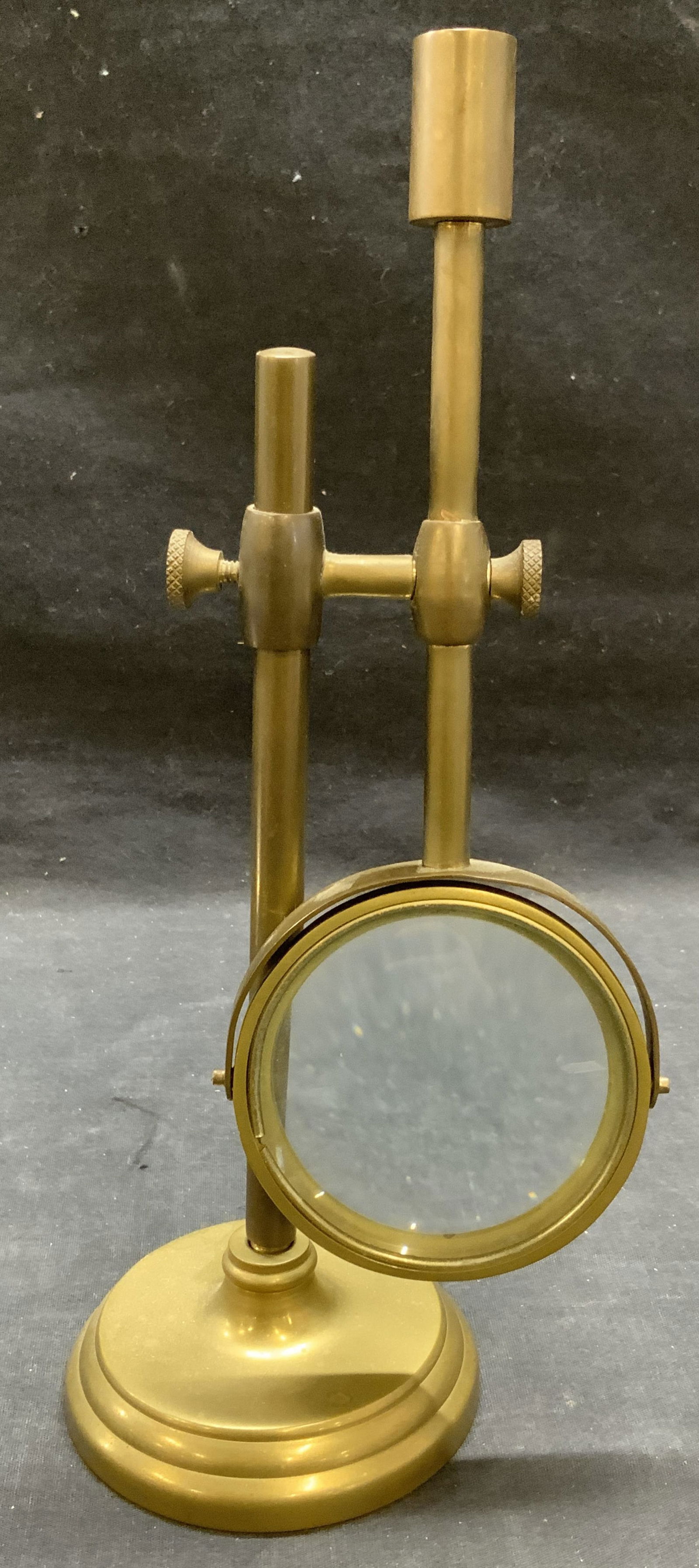 Vintage Brass Adjustable Table Magnifying Glass (1 of 6)