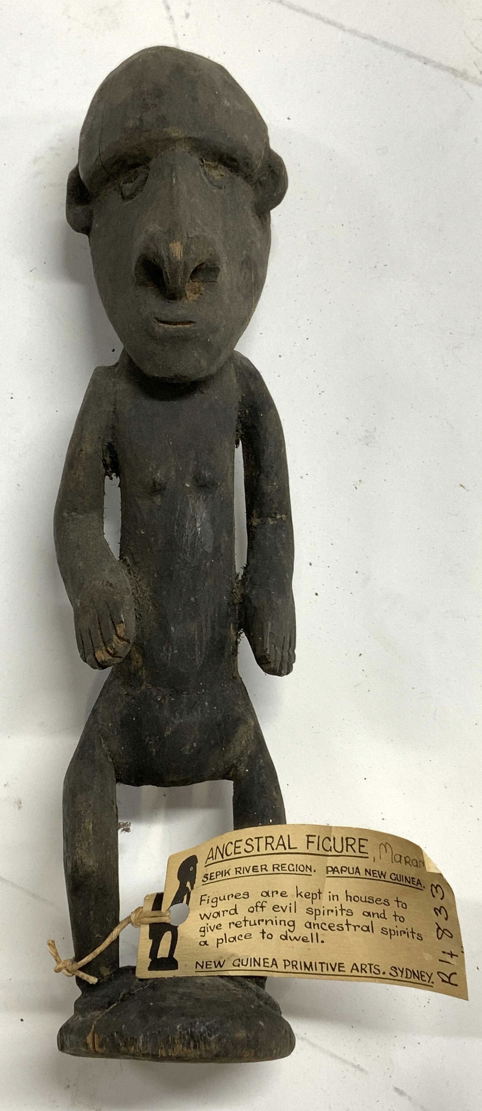 Carved Wood Ancestral Figure, New Guinea (1 of 6)